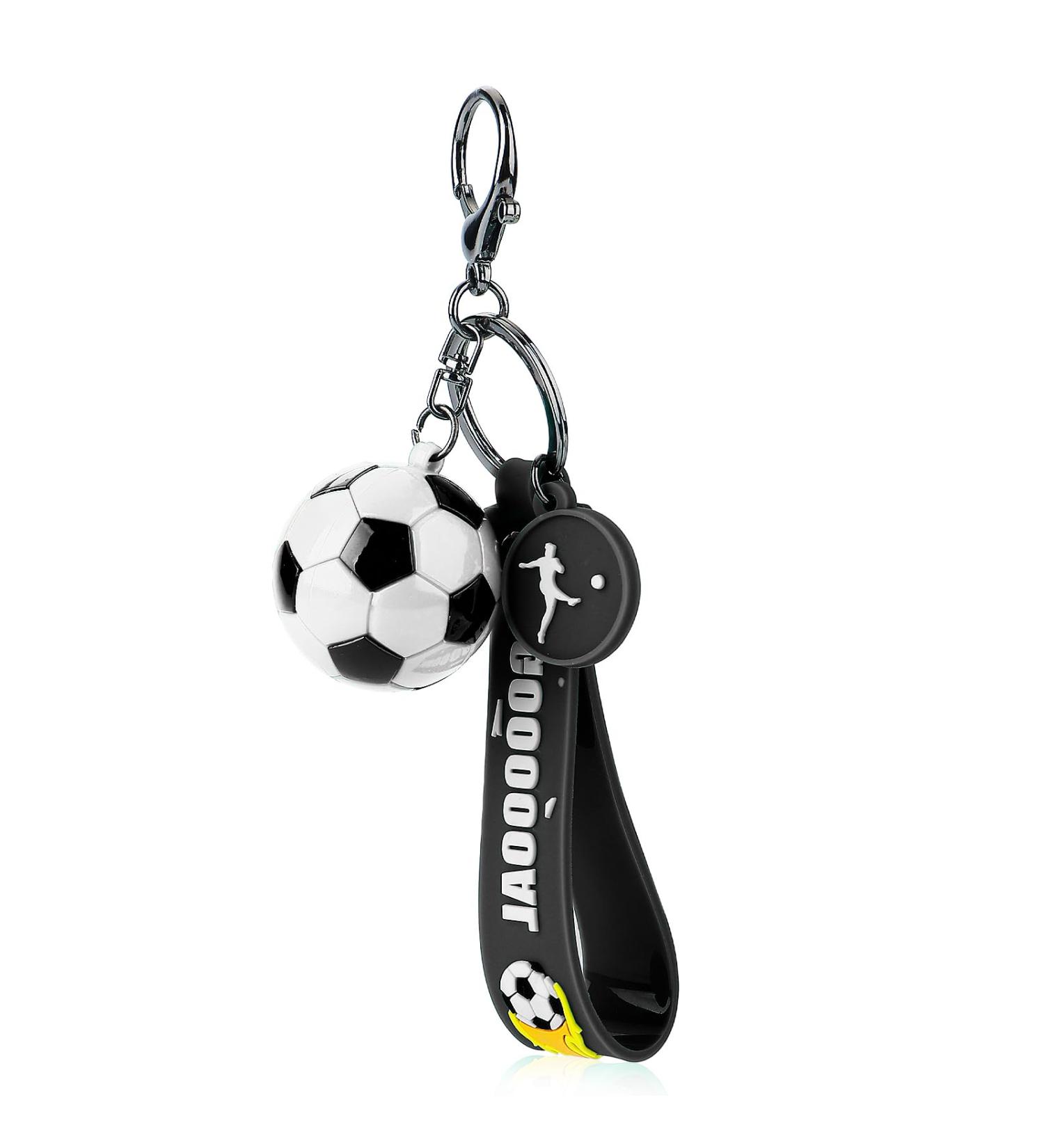 Amaxiu Football Keychain | Mini Soccer Game Gift | Silicone Sport Keychain for Boys & Girls | Perfect Gift for Football Fans - Buy Online on SooperMarket.com