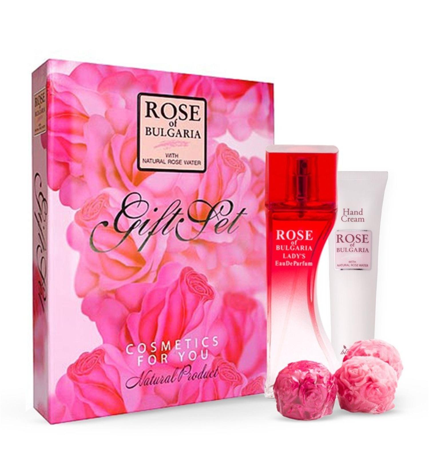 Gift Set Rose - Pafrum Hand Cream And Soaps - Buy Online on SooperMarket.com