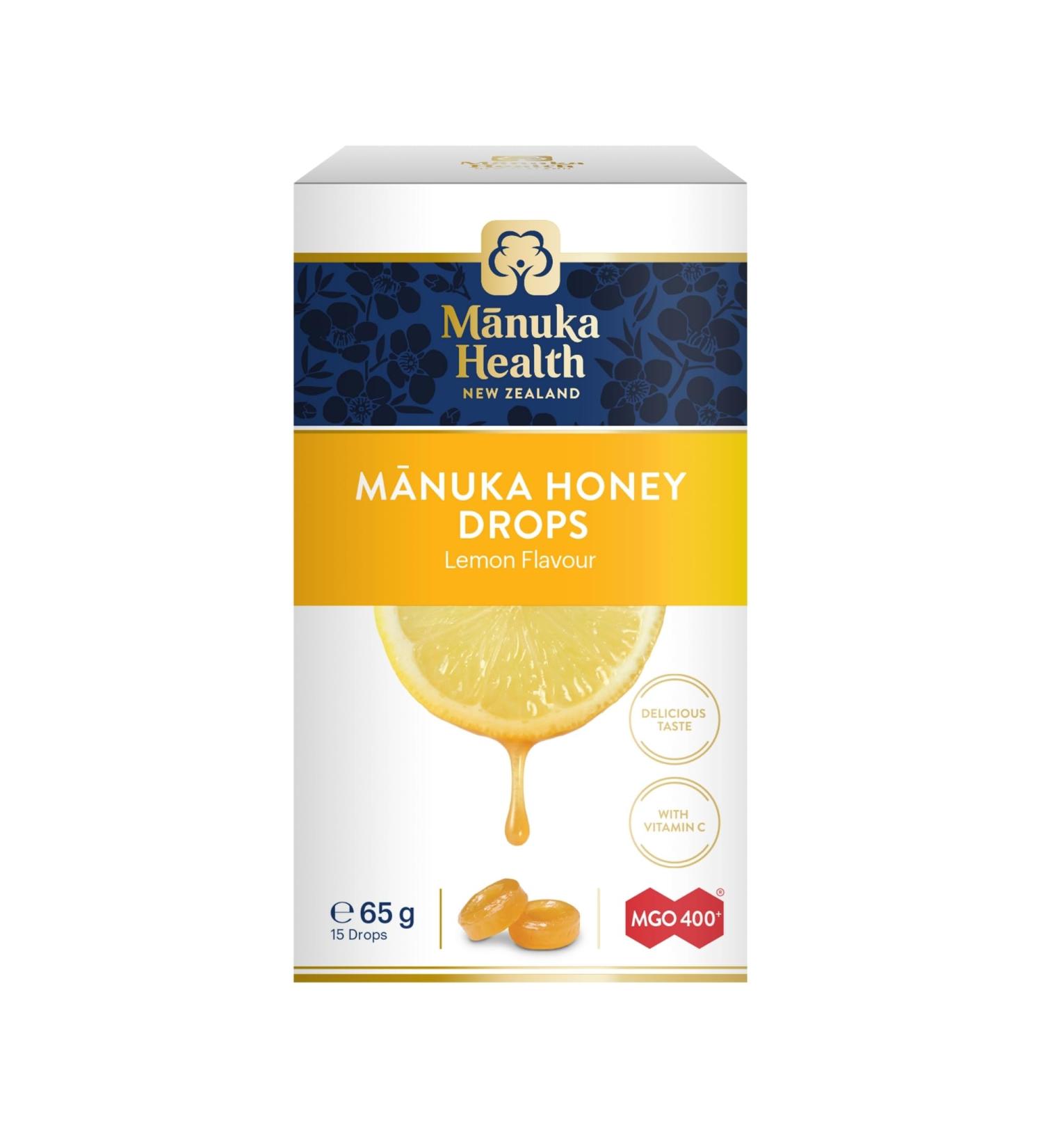 Manuka Health MGO400 Plus Manuka Honey Lozenges with Lemon