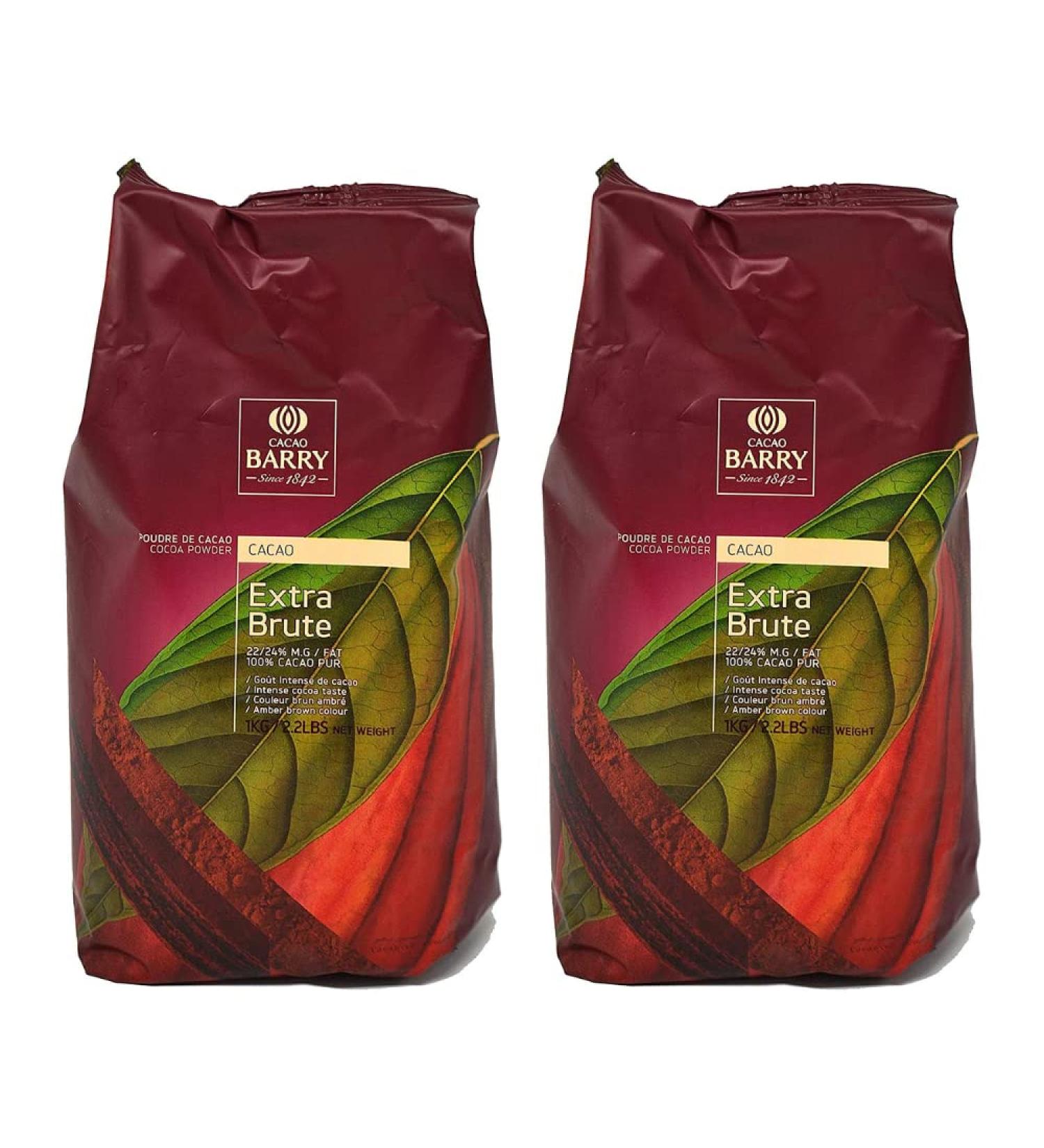 Callebaut Extra Brute Cocoa Powder 1kg x 2 - Buy Online on SooperMarket.com