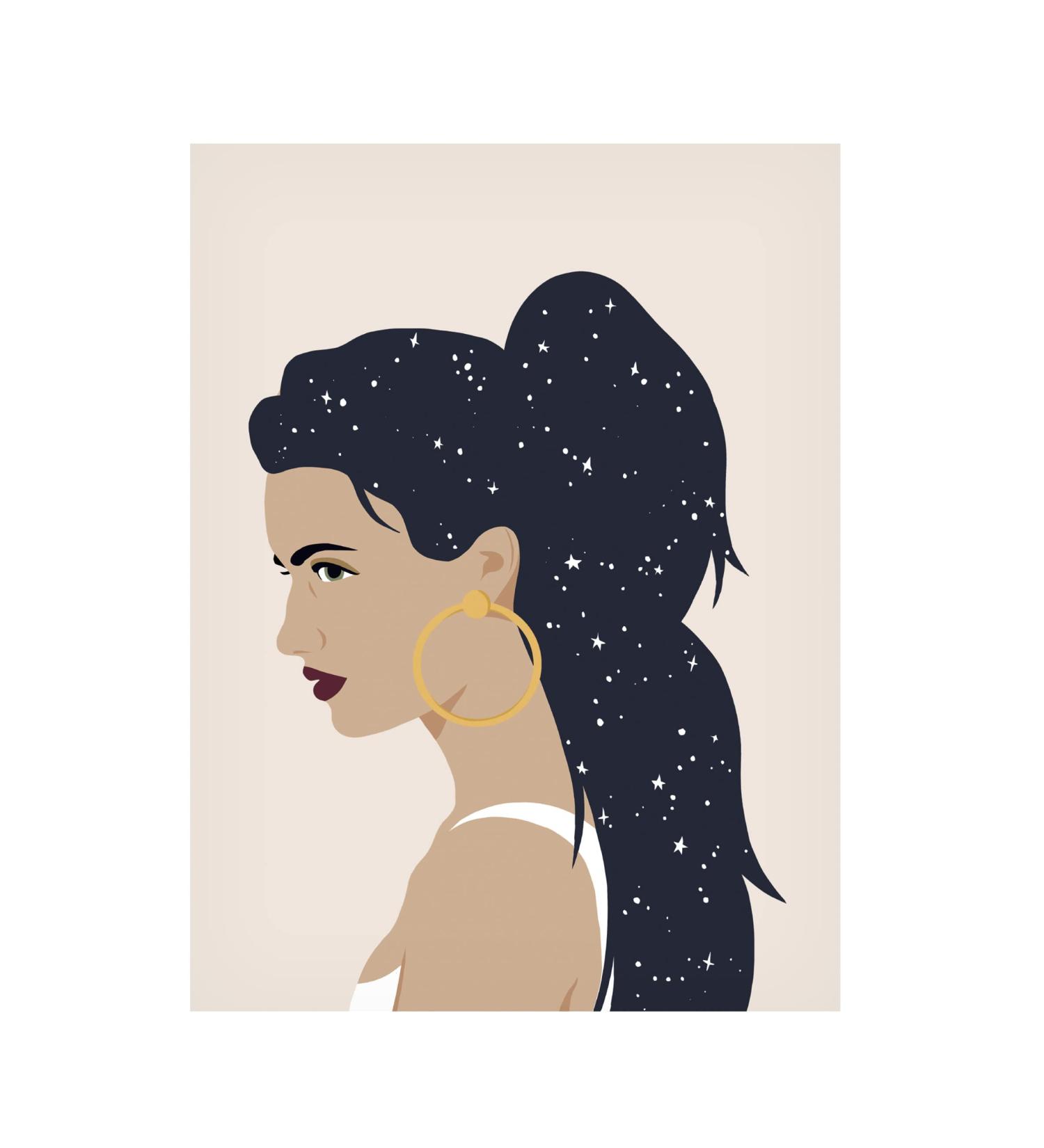 Buy Trademark Fine Art Heavenly Hair III Canvas Art by Annie Warren - Premium Quality International Shipping - Buy Online on SooperMarket.com