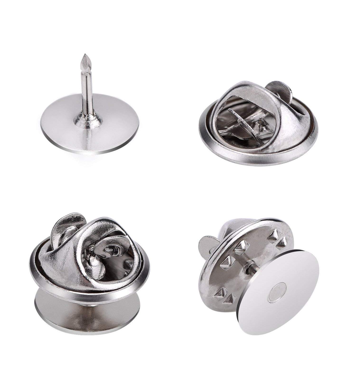 eBoot 25-Piece Tie Tacks Blank Pins with Clutch Back - Create Your Own Custom Accessories - Buy Online on SooperMarket.com