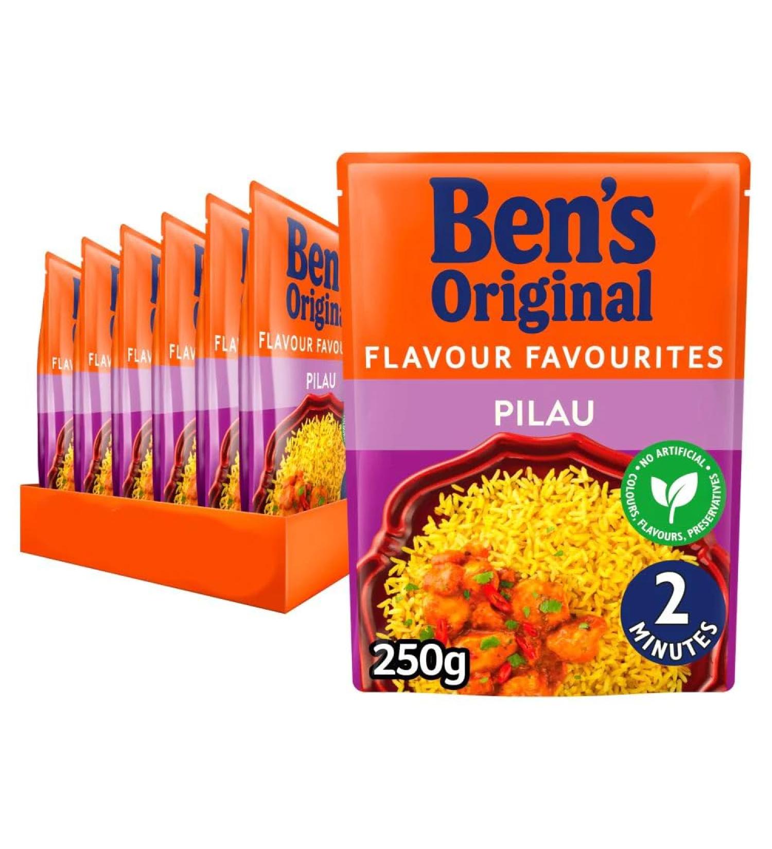 MASBens Original Pilau Microwave Rice 250g-Food