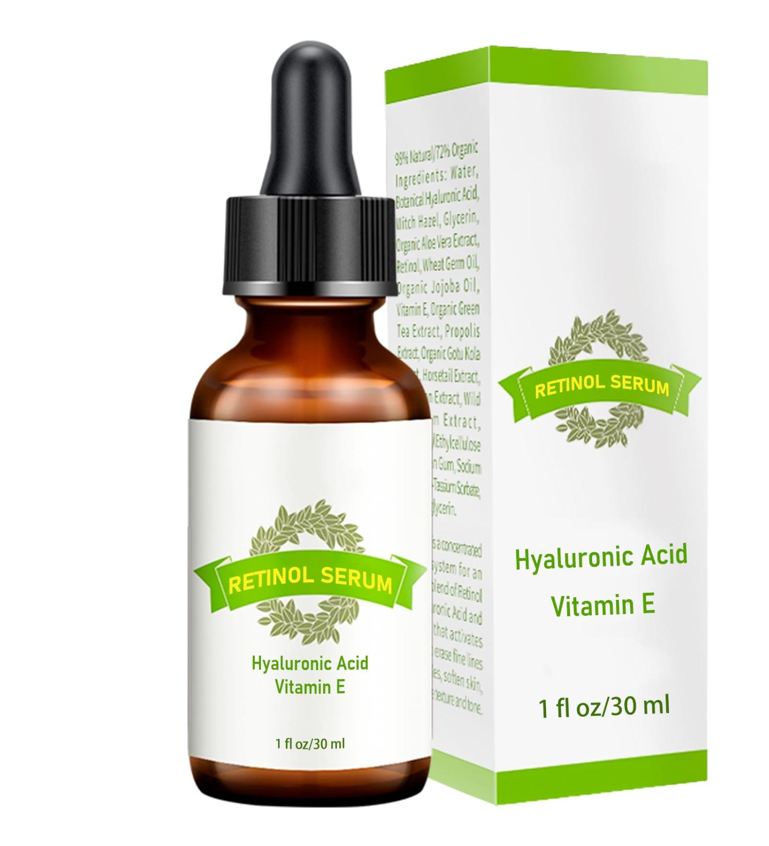 Trendyfave Retinol Serum Retinol Serum With Hyaluronic Acid Vitamin E Anti Aging Facial Serum Retinol Serum For Face Repair Fine Line Deep Moisturizing Retinol Skincare All Skin Types 30ml - Buy Online on SooperMarket.com