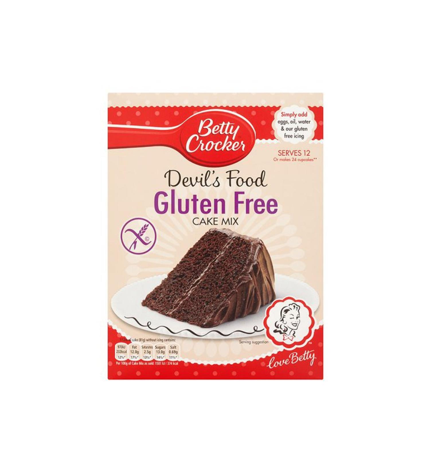 Betty Crocker Devils Food Gluten Free Cake Mix 425