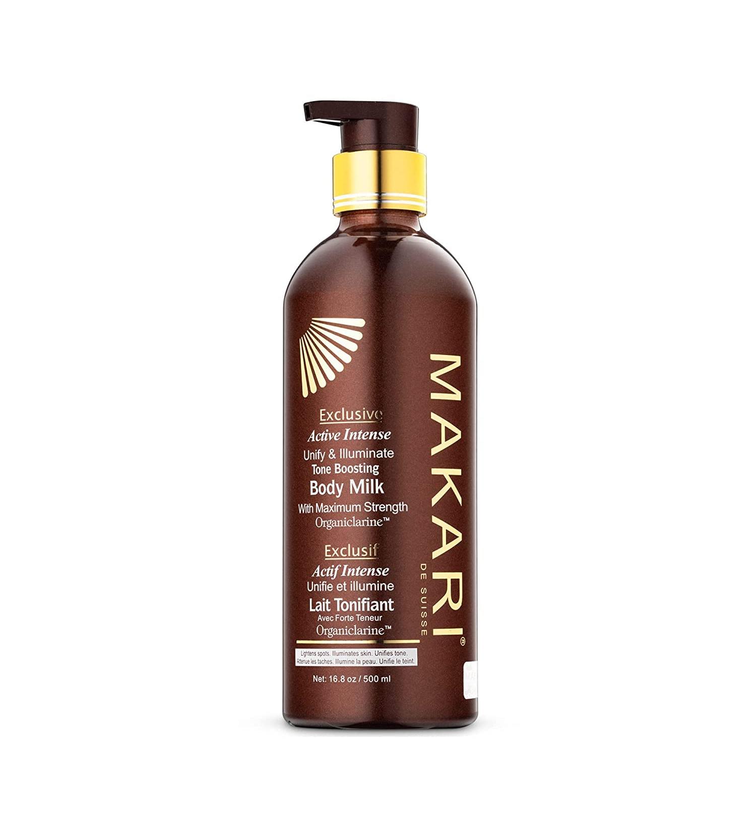 MAKARI Exclusive Active Intense Tone Boosting Body Milk 16.8 oz - Brighten, Moisturize, and Soften Skin | Carrot Oil & Citric Acid Formula - Buy Online on SooperMarket.com