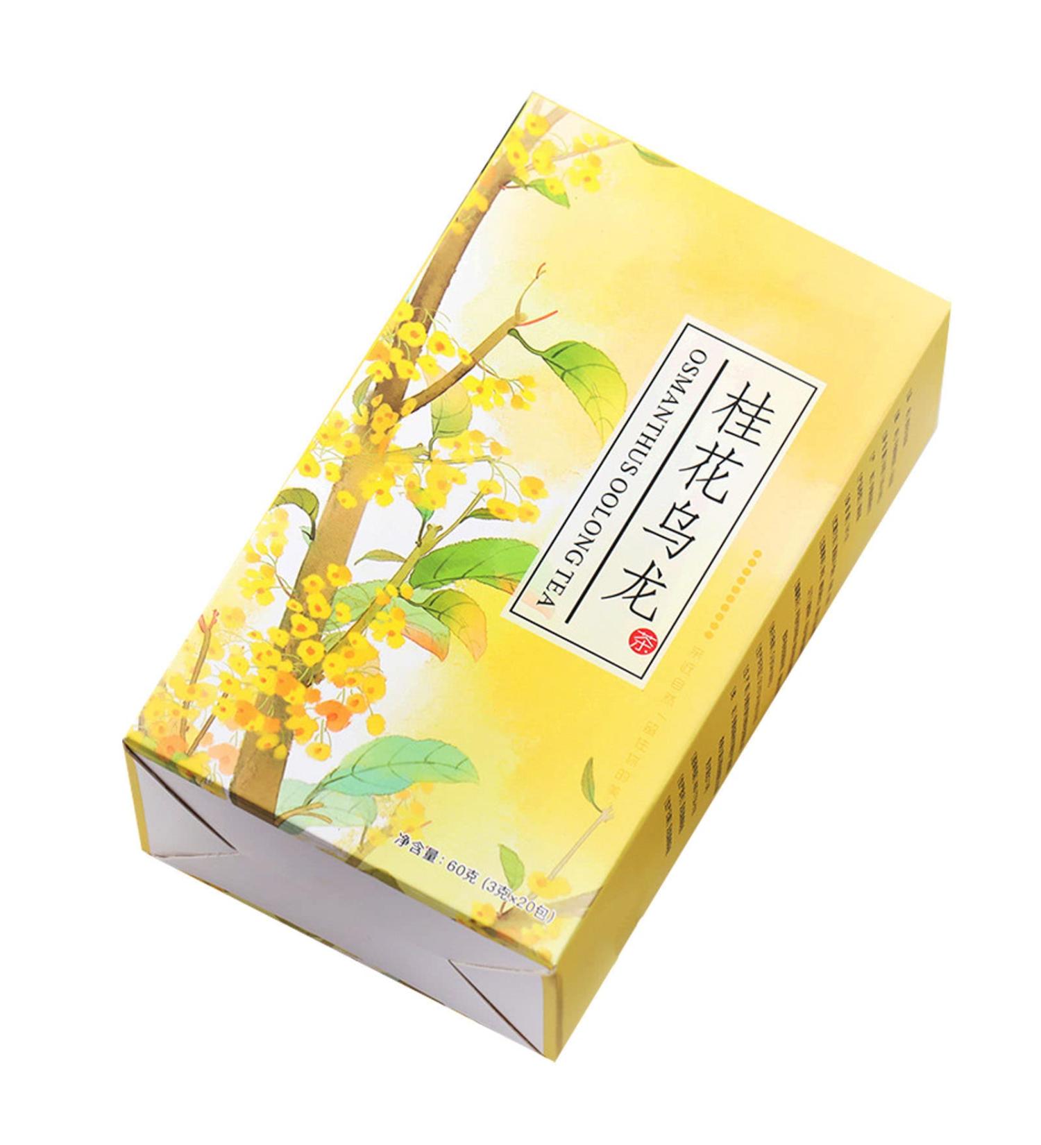 20 Count Natural Osmanthus Oolong Tea Fragrans Flower Leaves Bag for Family Friends - Buy Online on SooperMarket.com