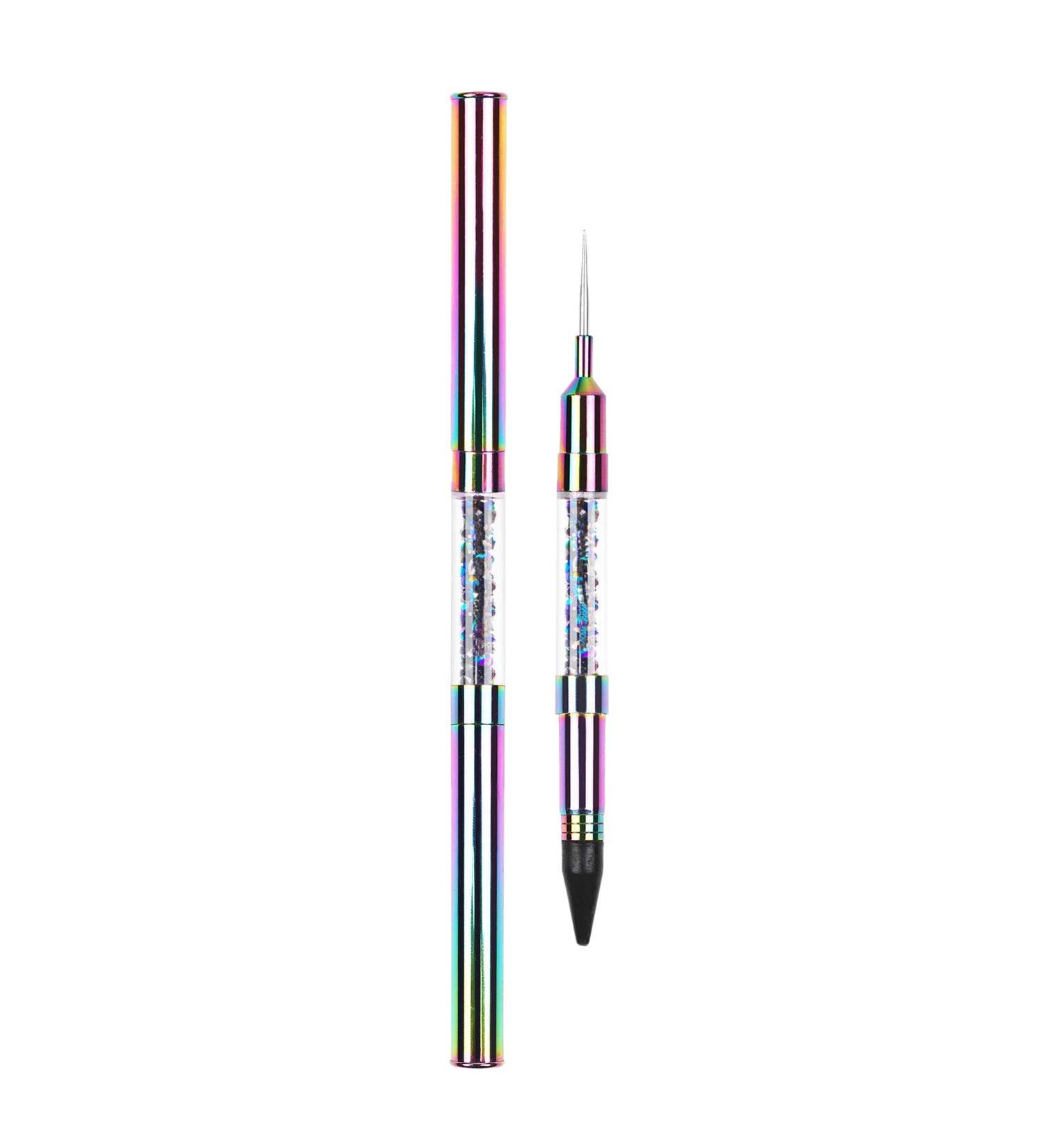 Lanlousy Double-Point Drill Pen Nail Art Acrylic UV Gel Extension Builder Flower Painting Pen Manicure Tool 9 9# - Buy Online on SooperMarket.com