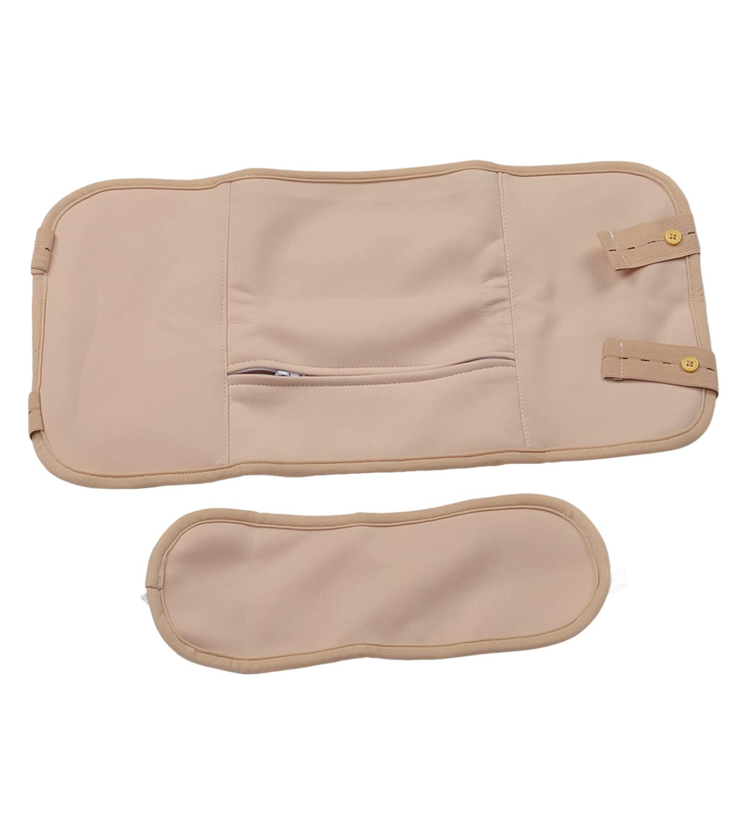 Reusable Castor Oil Packaging Wrap | Washable & Leak-Preventing | Adjustable & Skin Colors | Designed by Naturopathic Doctor - Buy Online on SooperMarket.com