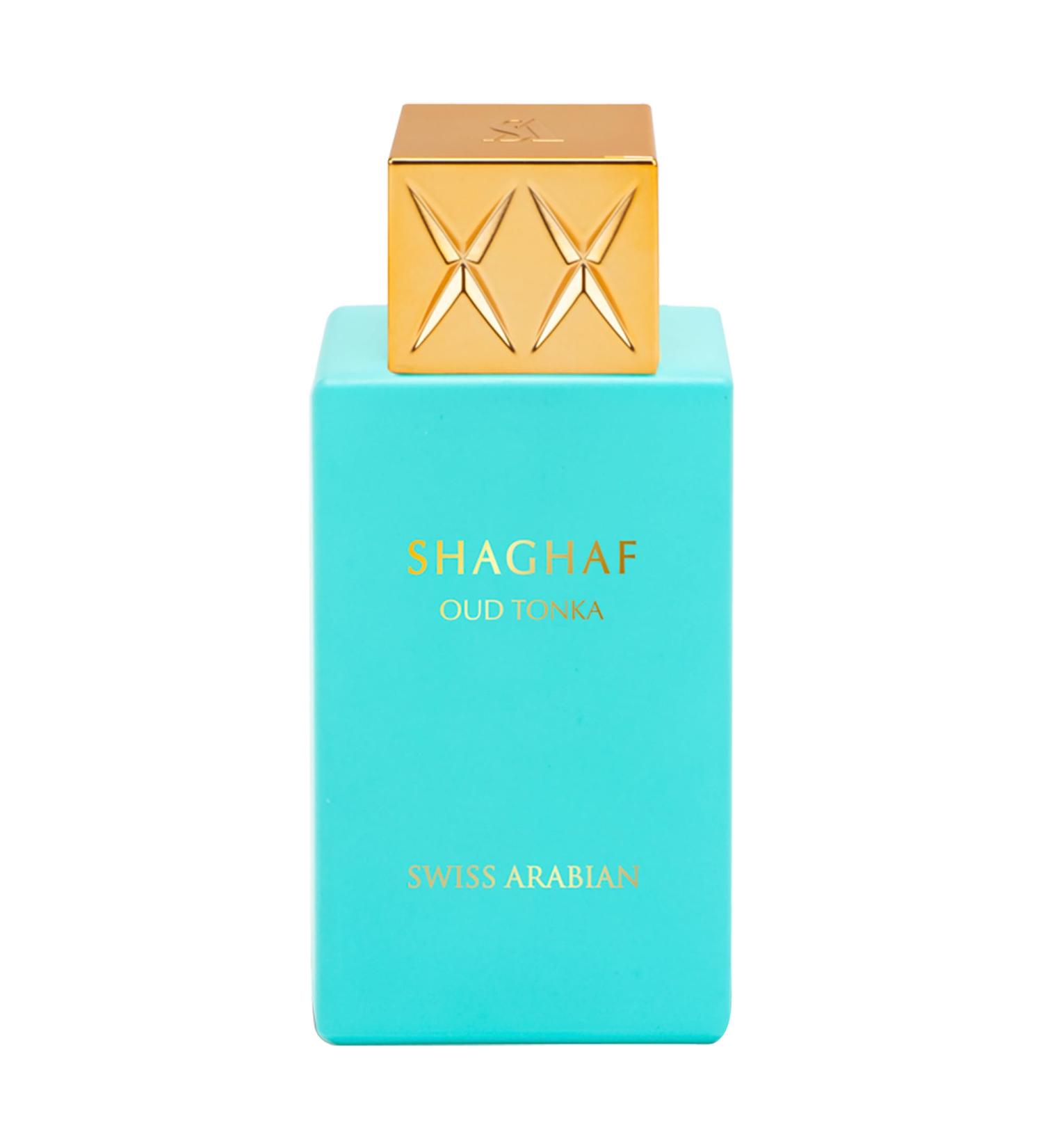 Swiss Arabian Shaghaf Oud Tonka - Vanilla Perfume with Warm Amber Fragrance - Earthy and Woody Allure - Enchanting Fusion of Arabic Perfume - 2.5 oz - Buy Online on SooperMarket.com