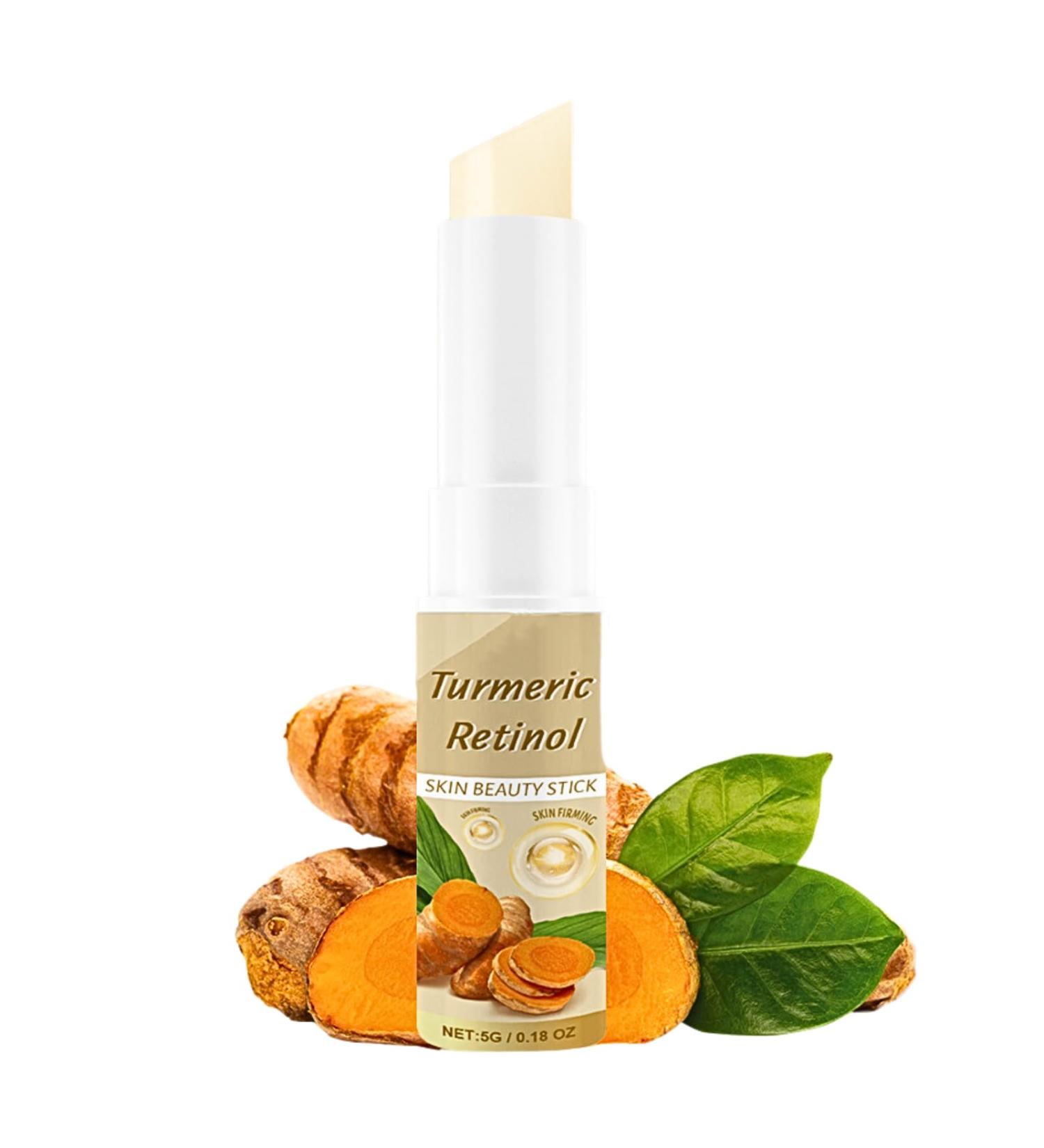 Wrinkle Multi Balm Stick Turmeric Retinol Face Stick Turmeric Cream Stick Anti Wrinkles Face Moisturiser Balm Stick for Eye/Neck/Face Care Reduce Fine Lines Brighten Skin Tone Skin Firming - Buy Online on SooperMarket.com