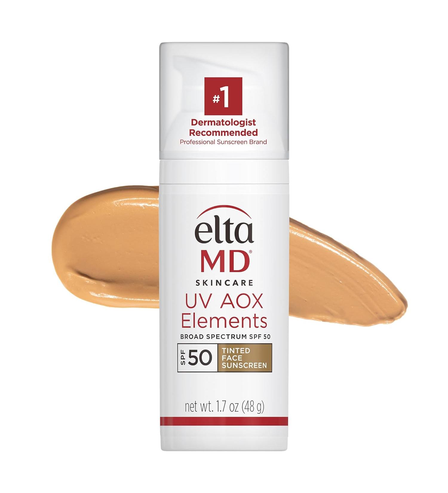 EltaMD UV Elements SPF 44 Tinted Moisturizer | Mineral Sunscreen for Dry Skin | Oil-Free Face Moisturizer | Dermatologist Recommended | 2.0 oz - Buy Online on SooperMarket.com