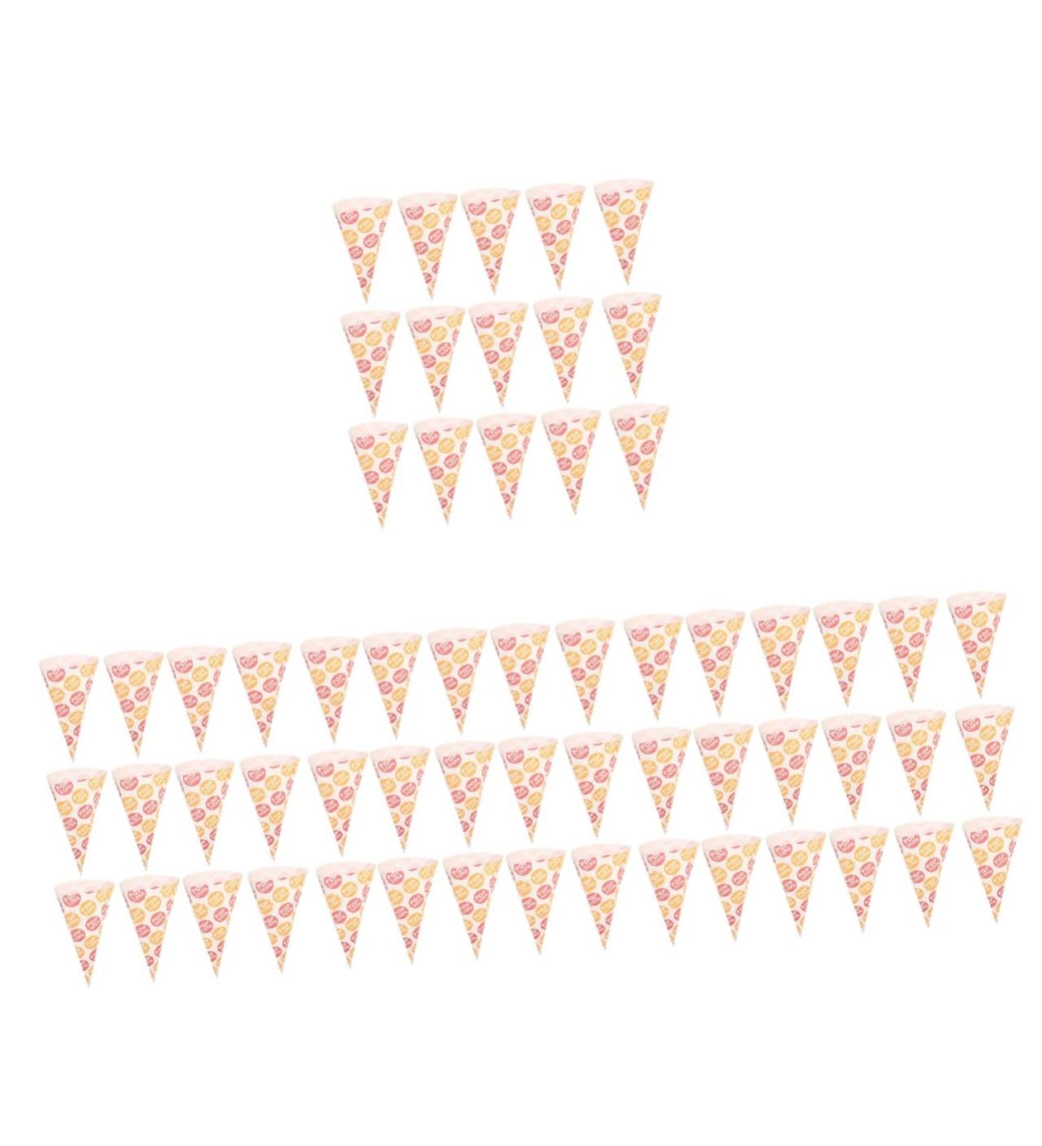 Didiseaon 200 Pcs Popcorn Bag Clear Goody Bag Kids Cone Bags Piping Bags Kids Snack Bag Halloween Treat Bags for Candy Mini Popcorn Boxes Halloween Cone Bags Child Waffles Paper Glass - Buy Online on SooperMarket.com