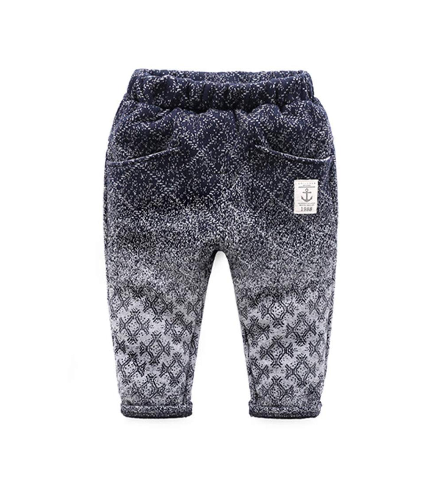 Mud Kingdom Little Boys Fleece Pants | Warm Winter Tight Fit 6-7 Years - Light Gray - Buy Online on SooperMarket.com