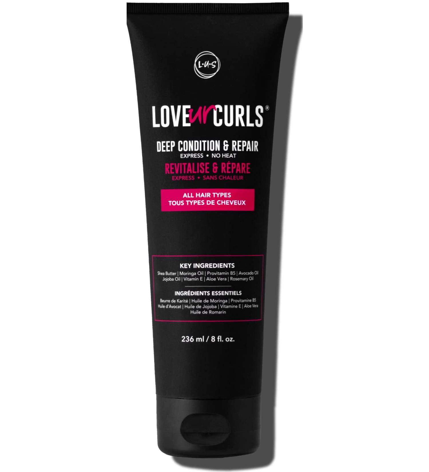 Love Ur Curls LUS Brands Deep Condition & Repair - 8oz Ultra-Rich Formula for Moisture, Definition, and Shine - Buy Online on SooperMarket.com