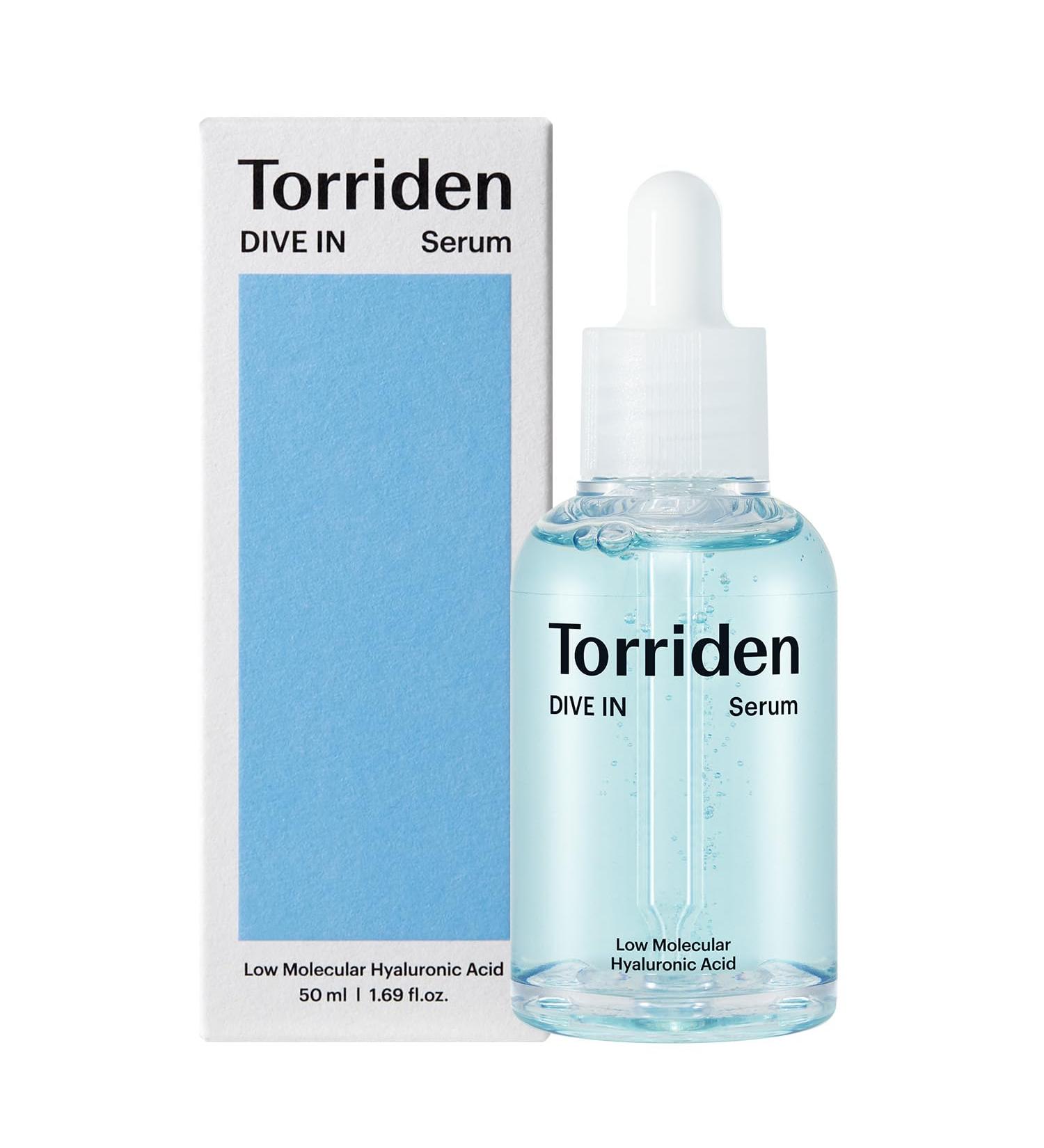 Torriden DIVE-IN Low-Molecular Hyaluronic Acid Serum | Deep Hydration for Dry Skin | Vegan & Cruelty-Free Korean Skincare | 1.69 fl oz - Buy Online on SooperMarket.com