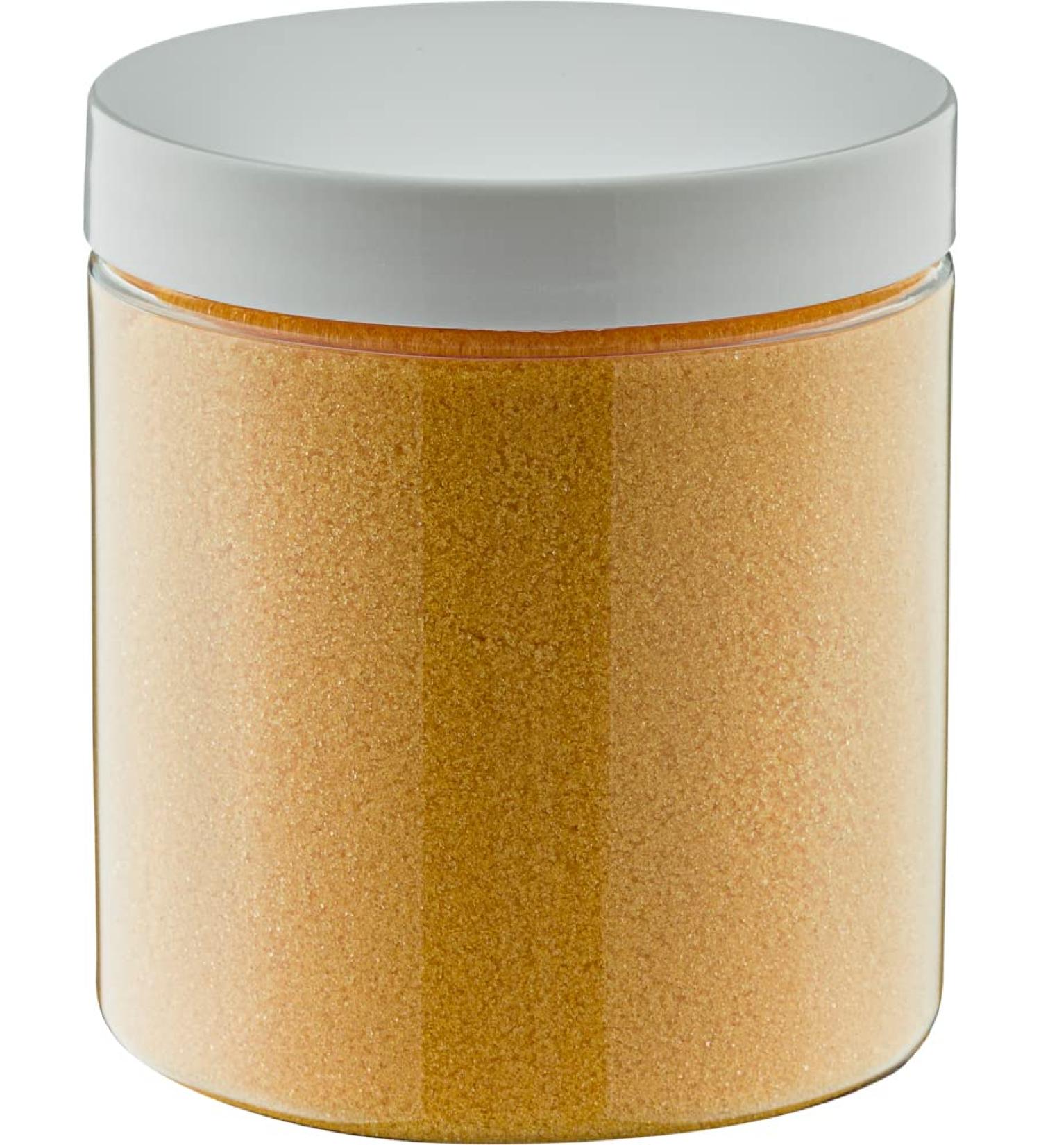 Scrub Salt Apple Cinnamon 300 grams with white lid - set of 6