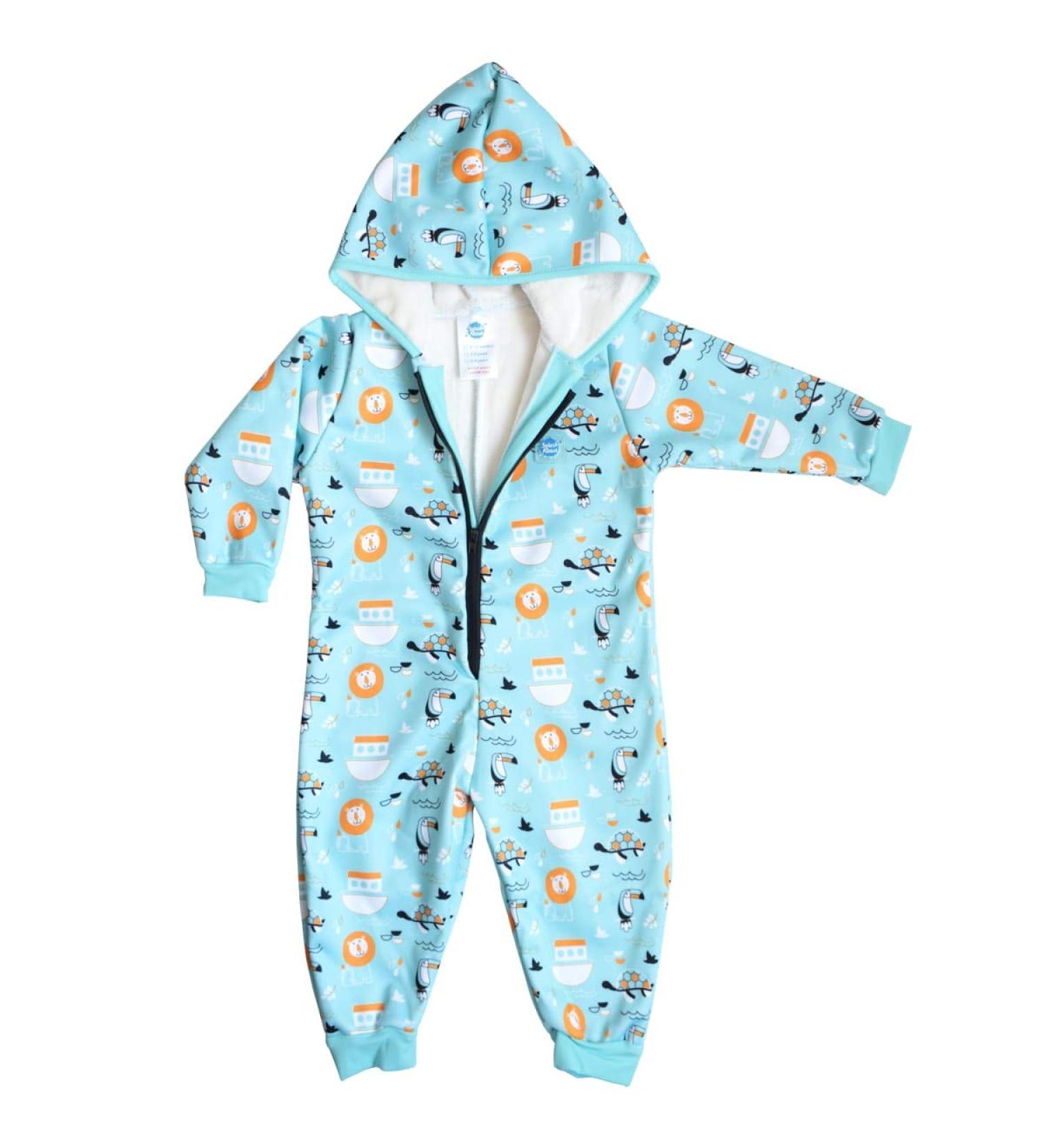 Splash About Fleece Lined All in One Puddle Suit 2-3 Years - Noah's Ark Design - Buy Online on SooperMarket.com