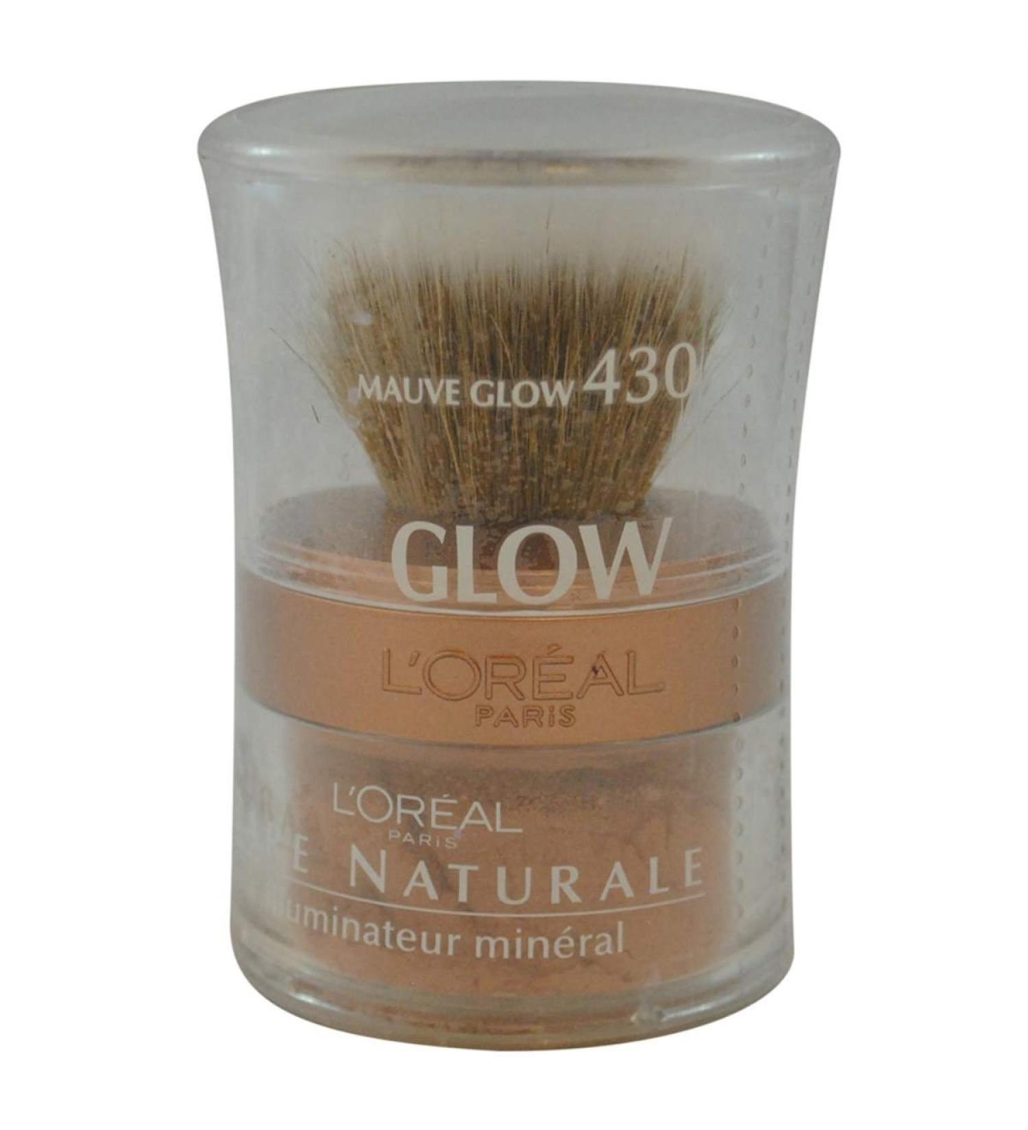 L'Oreal Bare Naturale All-over Mineral Glow - Powder with Brush -  430 - Mauve Glow 430 Mauve Glow