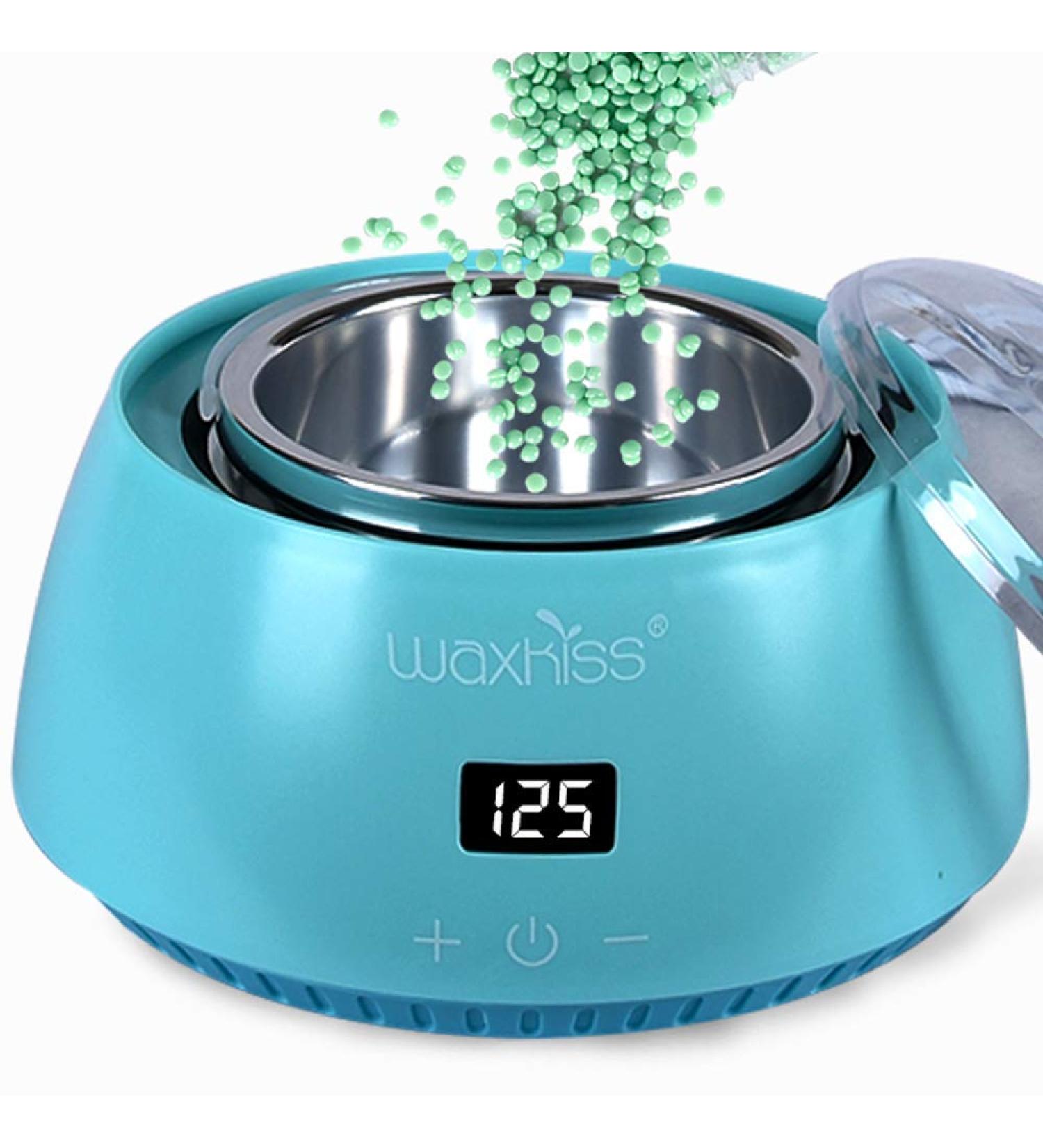 Waxkiss Electric Hot Wax Warmer Machine - Touch Control Display, Teal Green - Hair Removal Wax Heater for Hard Wax Melting - Buy Online on SooperMarket.com
