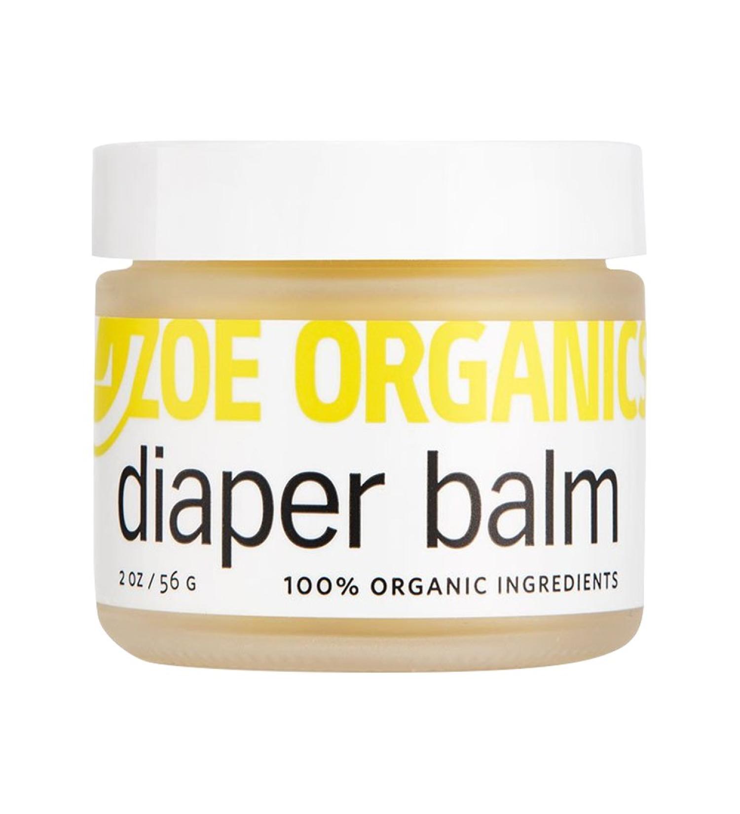 Zoe Organics Diaper Balm - Protects Baby's Skin, Soothes Diaper Rash - 2 Ounces - Buy Online on SooperMarket.com