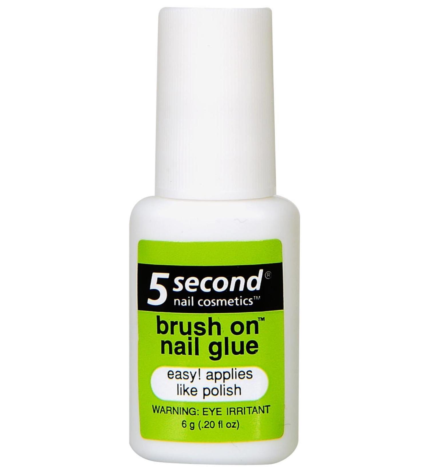 5 Second Nail Brush On Nail Glue 6-Gram (Pack of 3)