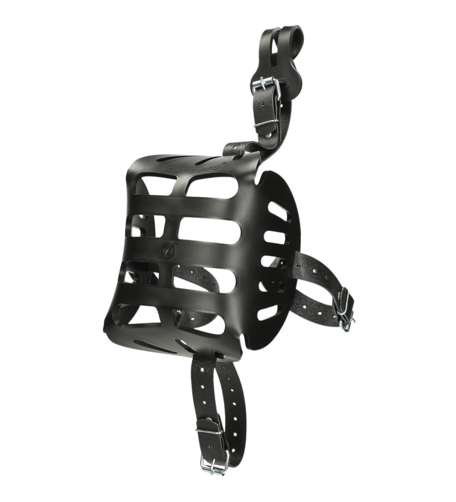 Shires Greenguard Muzzle - Black Full
