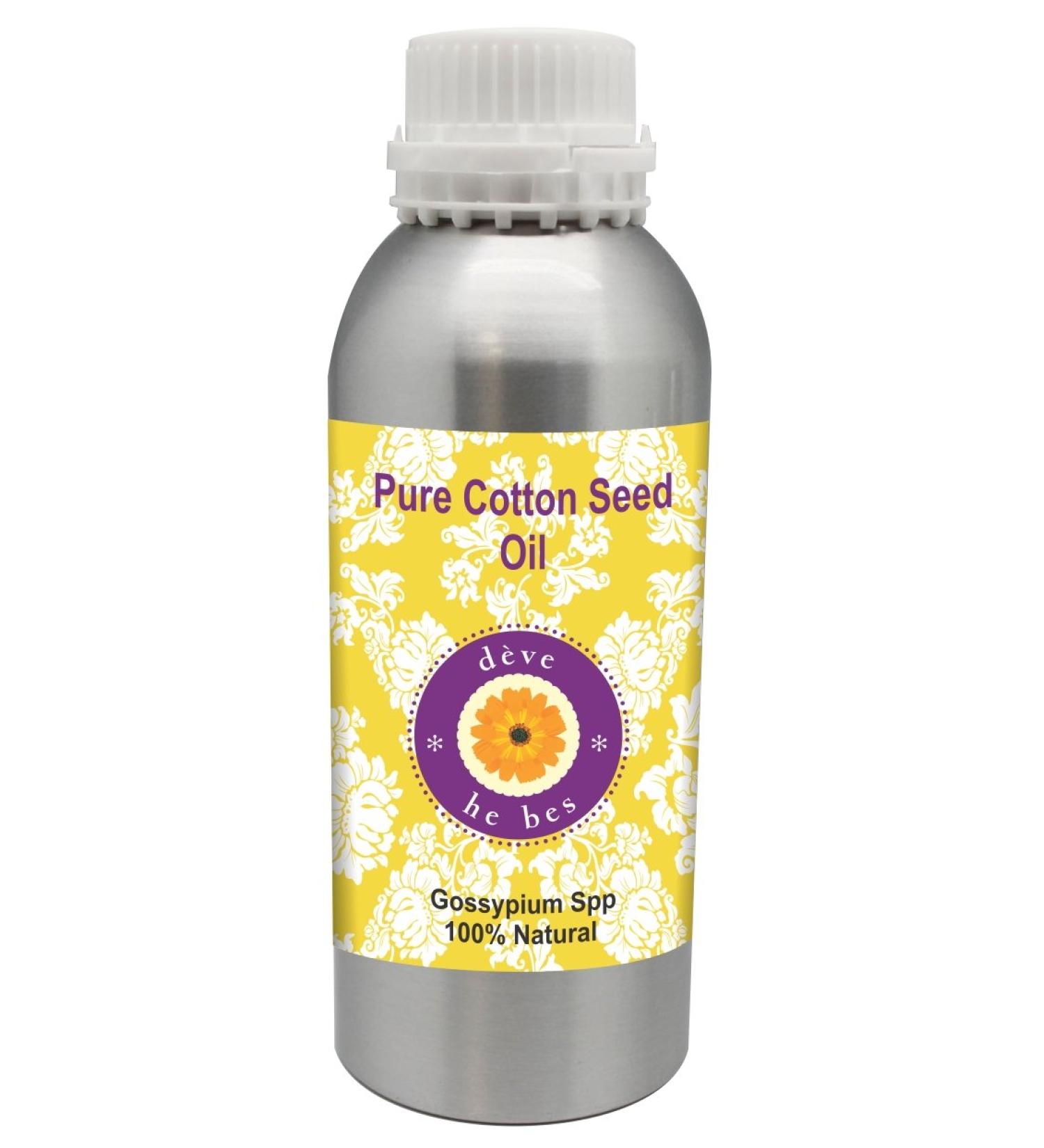 Pure Cotton Seed Oil 630ml (Gossypium spp) 100% Natural Cold pressed & Therapeutic Grade