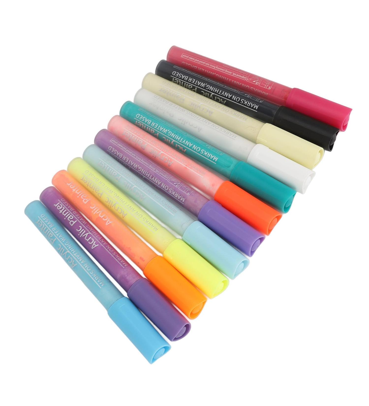Nail Art Pens Nail Painting Pens 12 Pieces Easy to Use At Home - Buy Online on SooperMarket.com