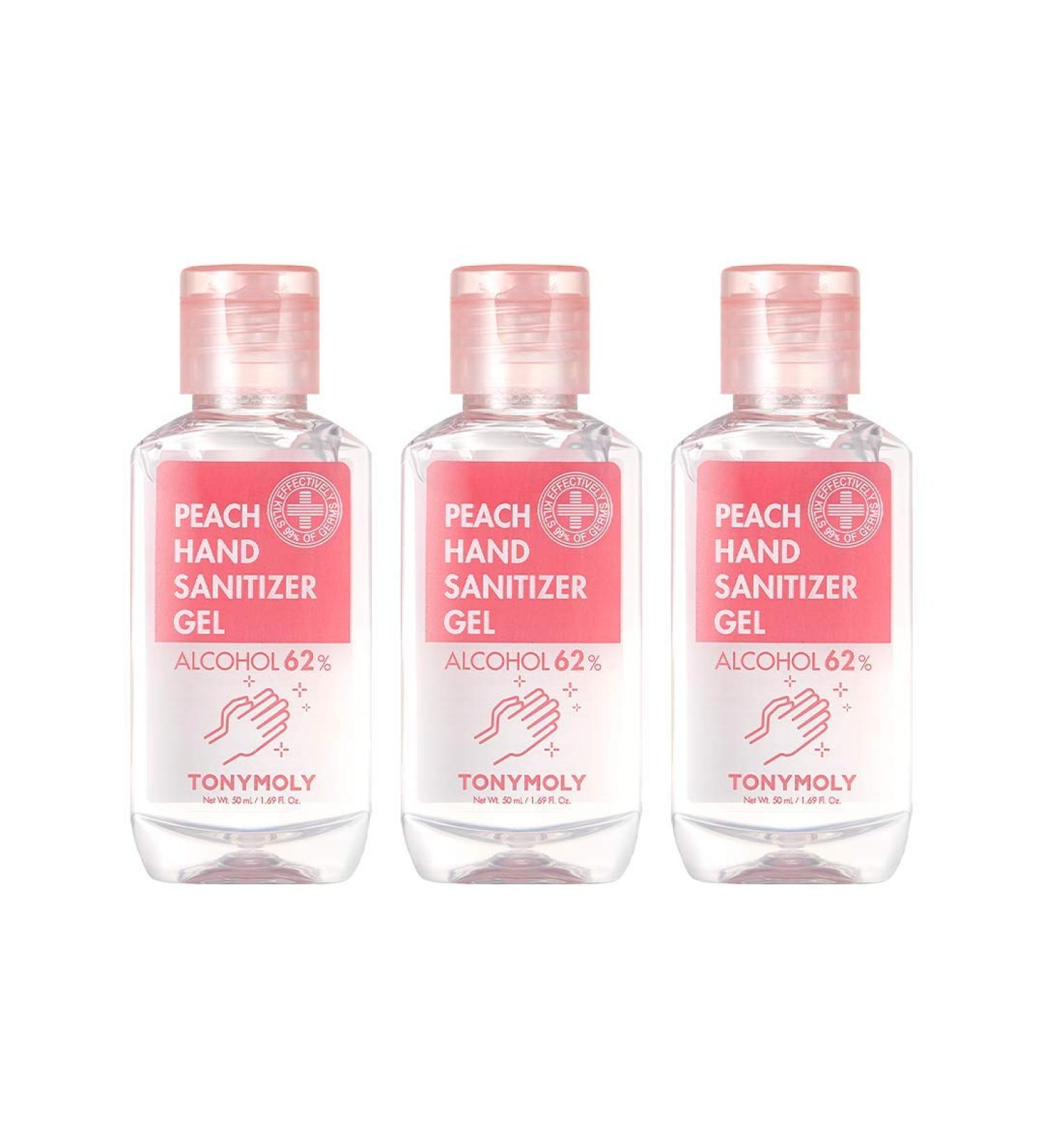 TONYMOLY Peach Hand Sanitizer Gel 3-Piece Set - Buy Online on SooperMarket.com