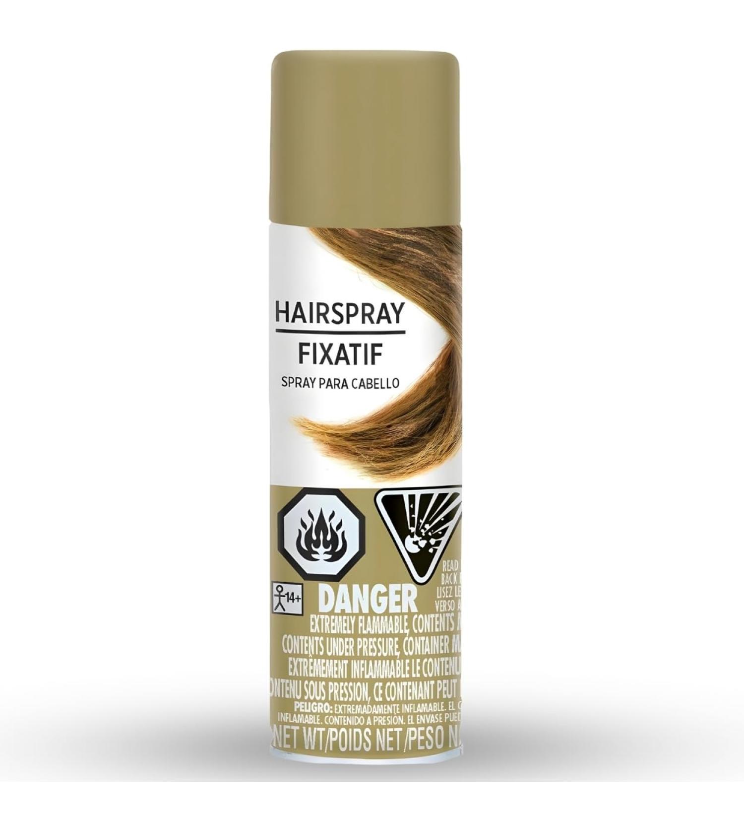Shimmer Gold Hair Spray Color - 3 oz. (1 Count) - Instantly Transforms Your Look Ideal for Parties & Cosplay - Buy Online on SooperMarket.com