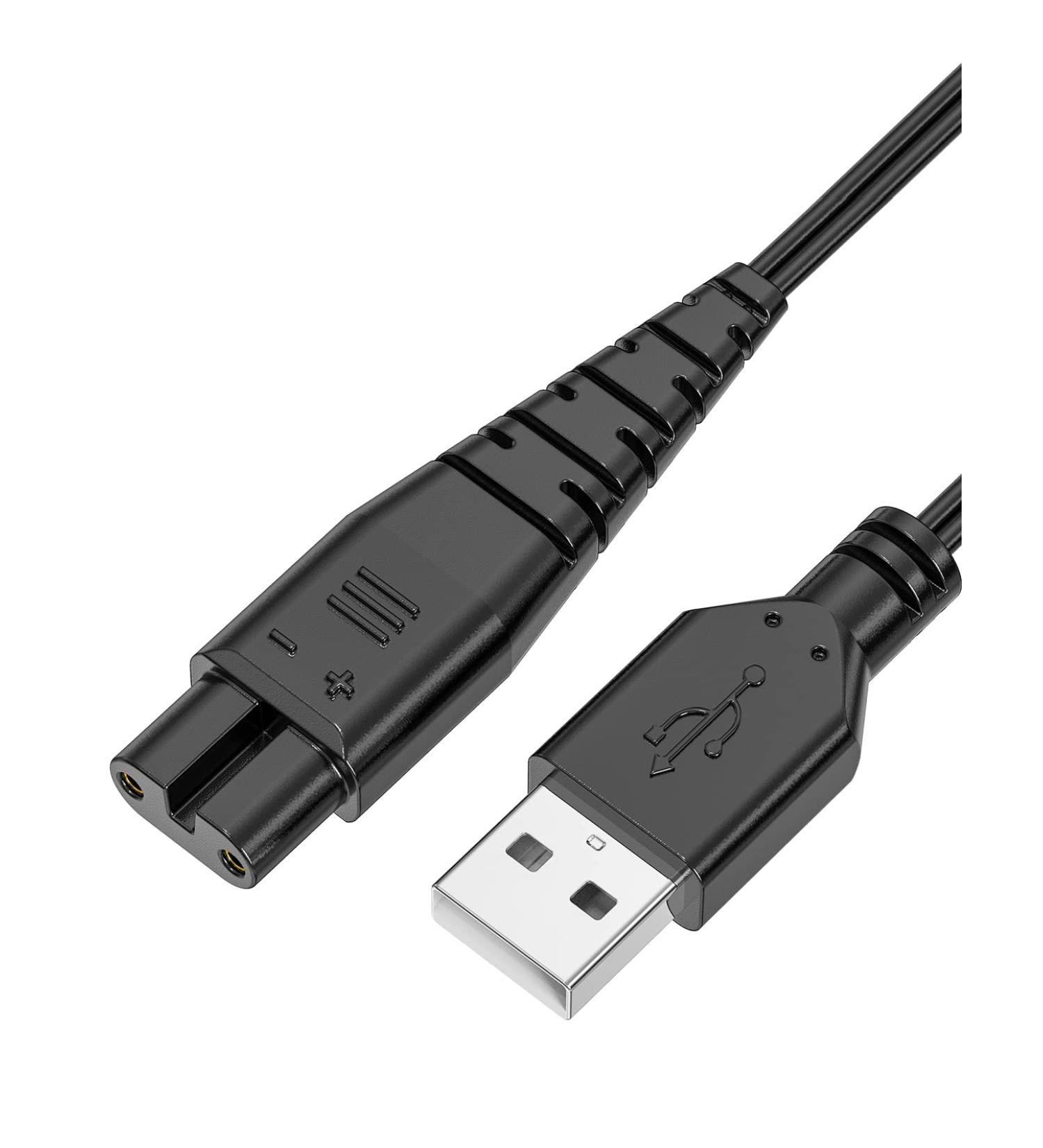 Mellbree Charger Cable for Hatteker 1.5M Shaver Charger Cable Compatible with Hatteker RFC-588 RFC-598 RFC-690 RFC-692 RFC-696 RSCX-9598 RSCX-7568 - Buy Online on SooperMarket.com