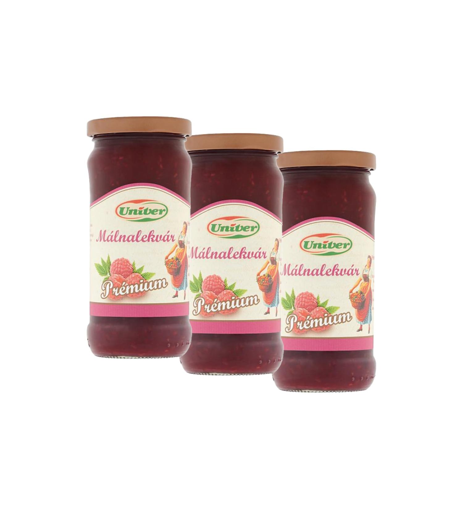 Univer Premium Raspberry Jam 300 g Pack of 3