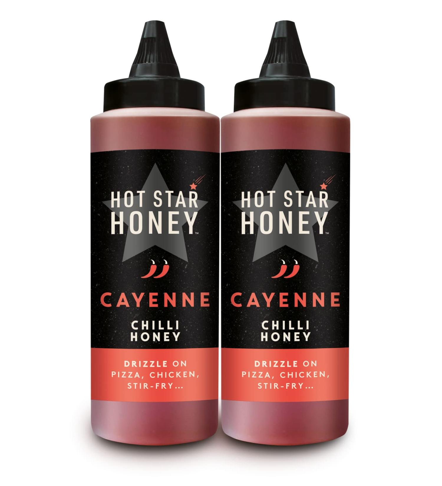 Hot Star Honey Chilli Sauce - Handcrafted Sweet Chili Sauce - 2 x 340g Bottles - Perfect for Chicken, Pizza, Pasta, Steak and Noodles - Buy Online on SooperMarket.com