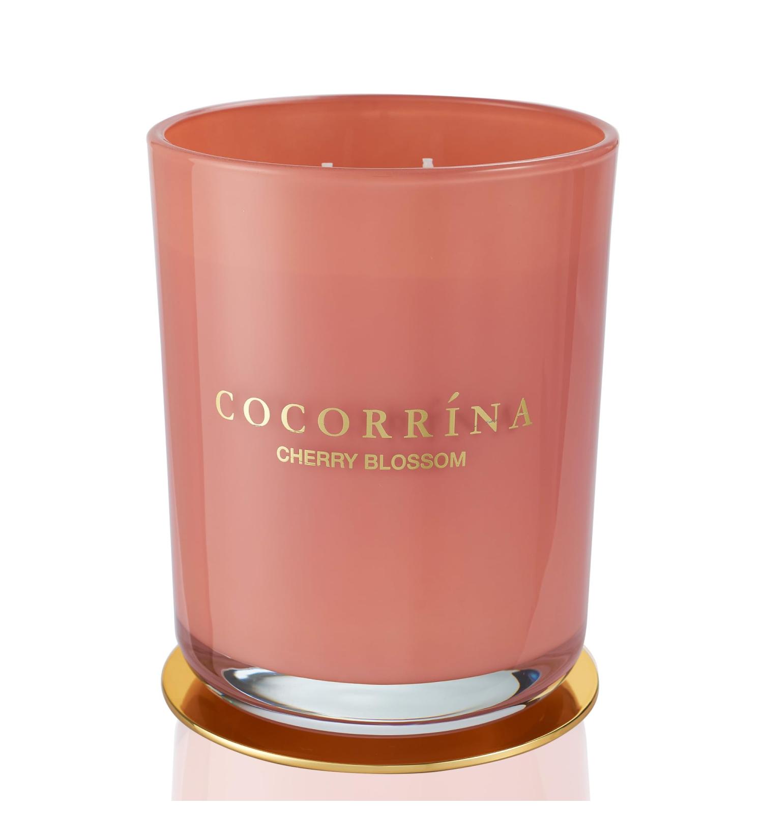 Cocorr na Cherry Blossom Candle - Natural Soy 46 Hours Burn Time Gift Candle 420g Glass - Perfect Christmas Present - Buy Online on SooperMarket.com