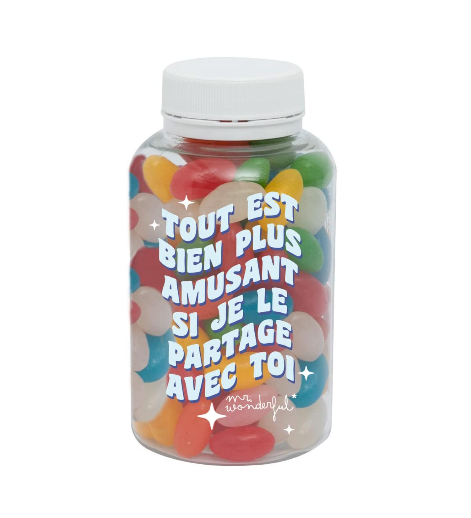 Mr.Wonderful Sweet Jar - Everything is much more fun if I share it with you - Buy Online on SooperMarket.com