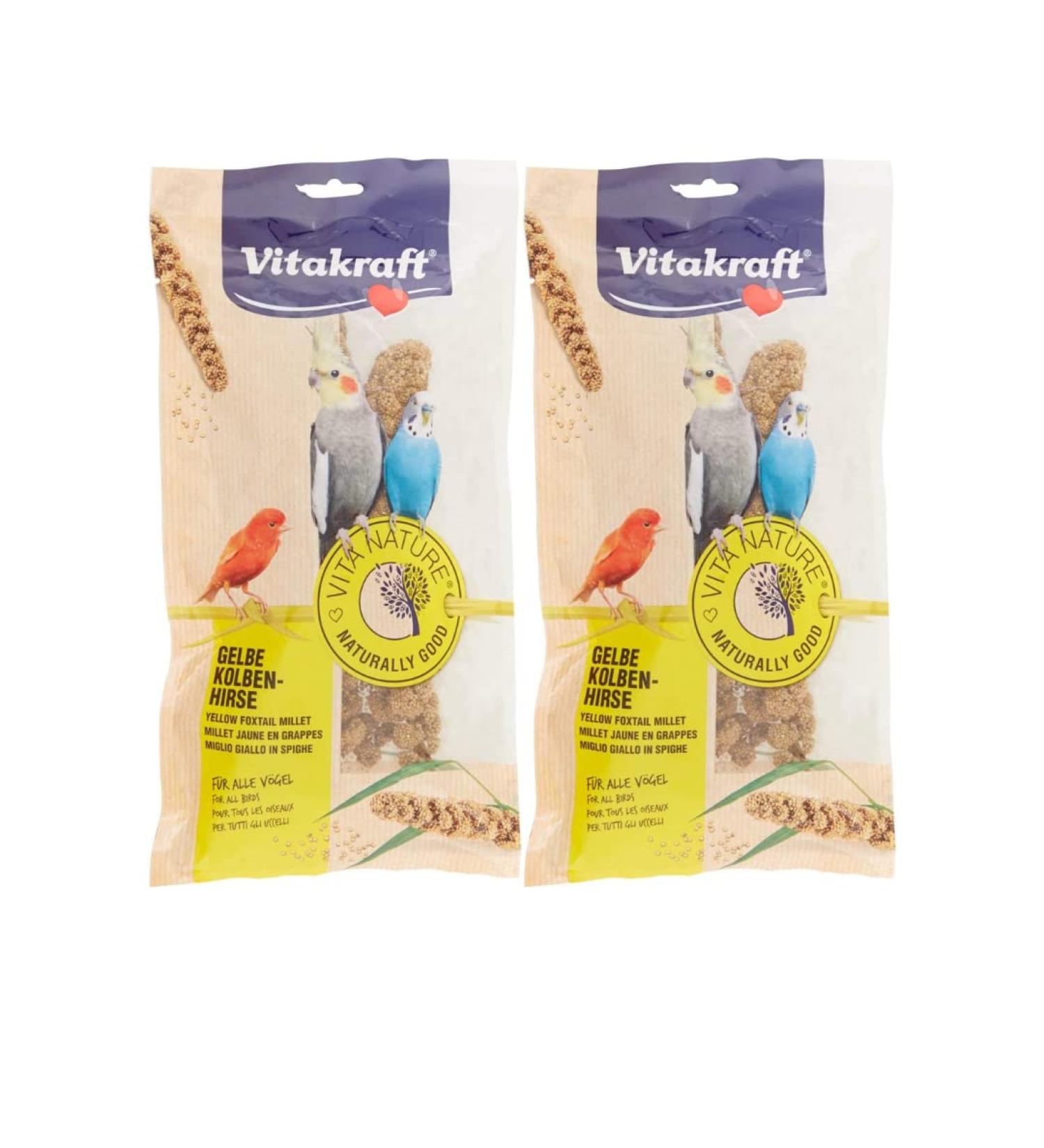 2 x 100g Packs Vitakraft Millet Spray For Birds - Buy Online on SooperMarket.com