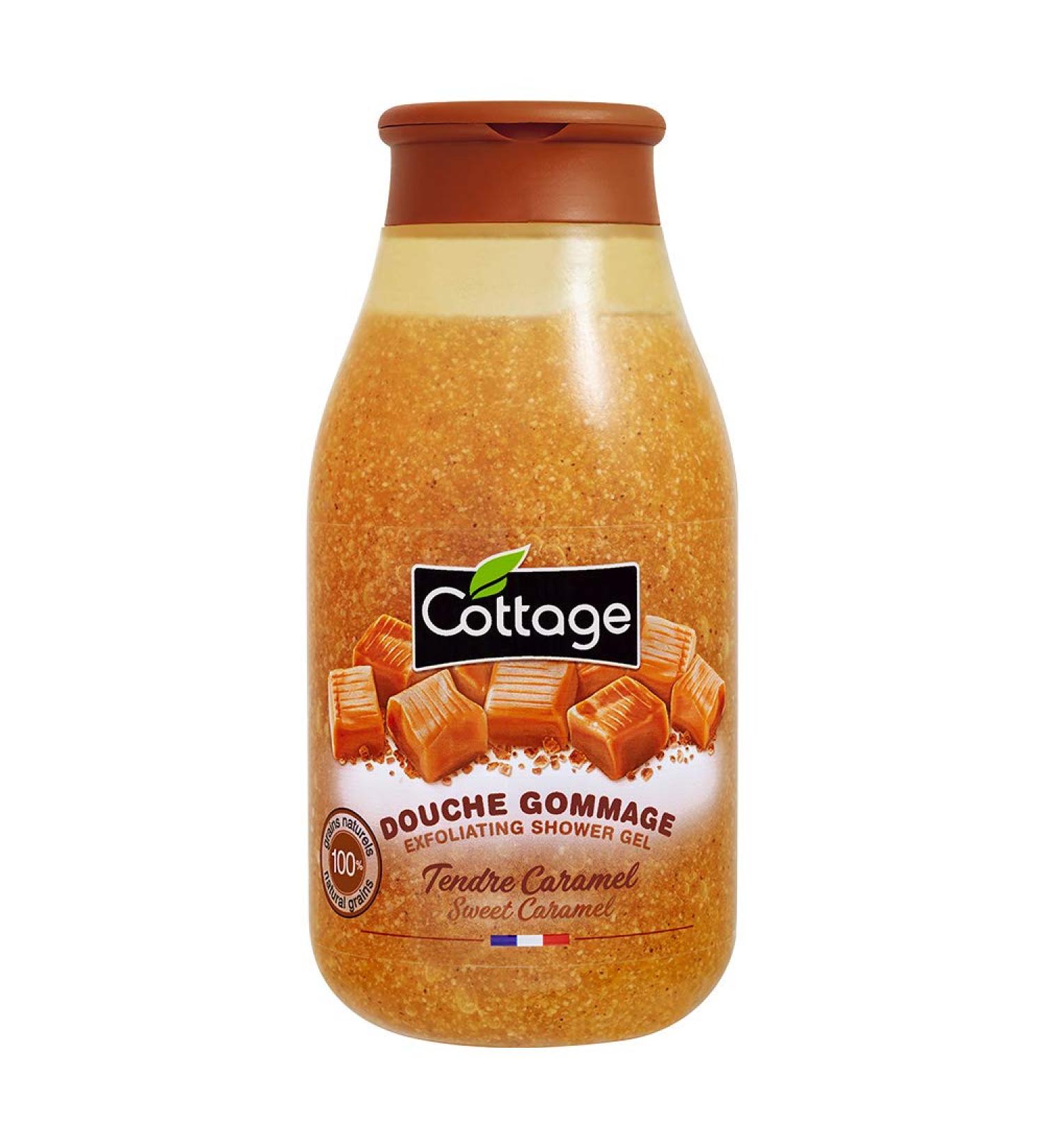 Cottage Shower Soft Scrub Caramel Peeling Grains | 100% Natural Exfoliant | 270 ml - International Shipping - Buy Online on SooperMarket.com