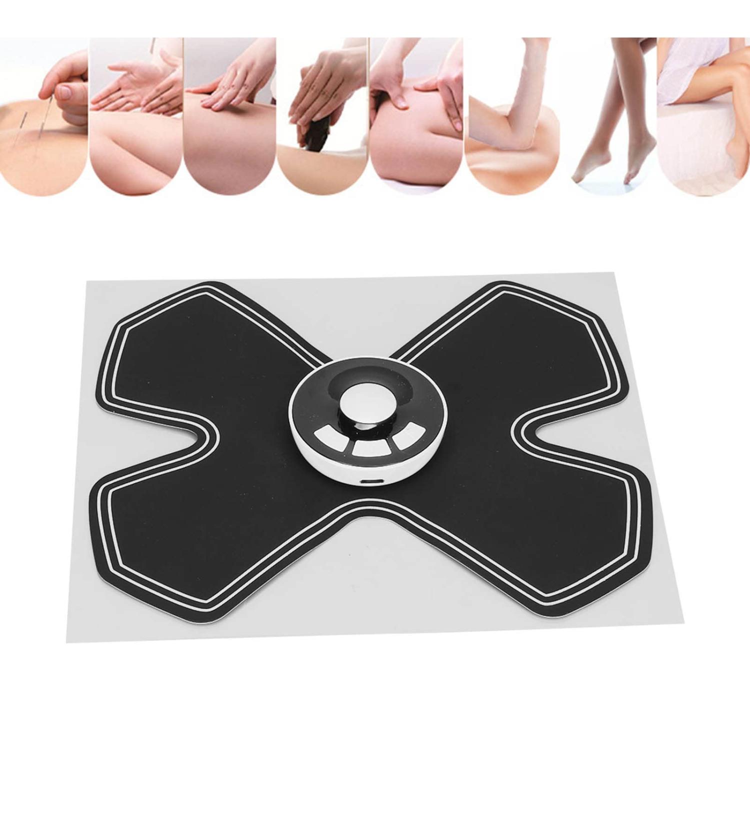 Kenanlan Belly Massage Patch - Portable Waist & Cervical Massage Stickers with Adjustable Modes | International Shipping - Buy Online on SooperMarket.com