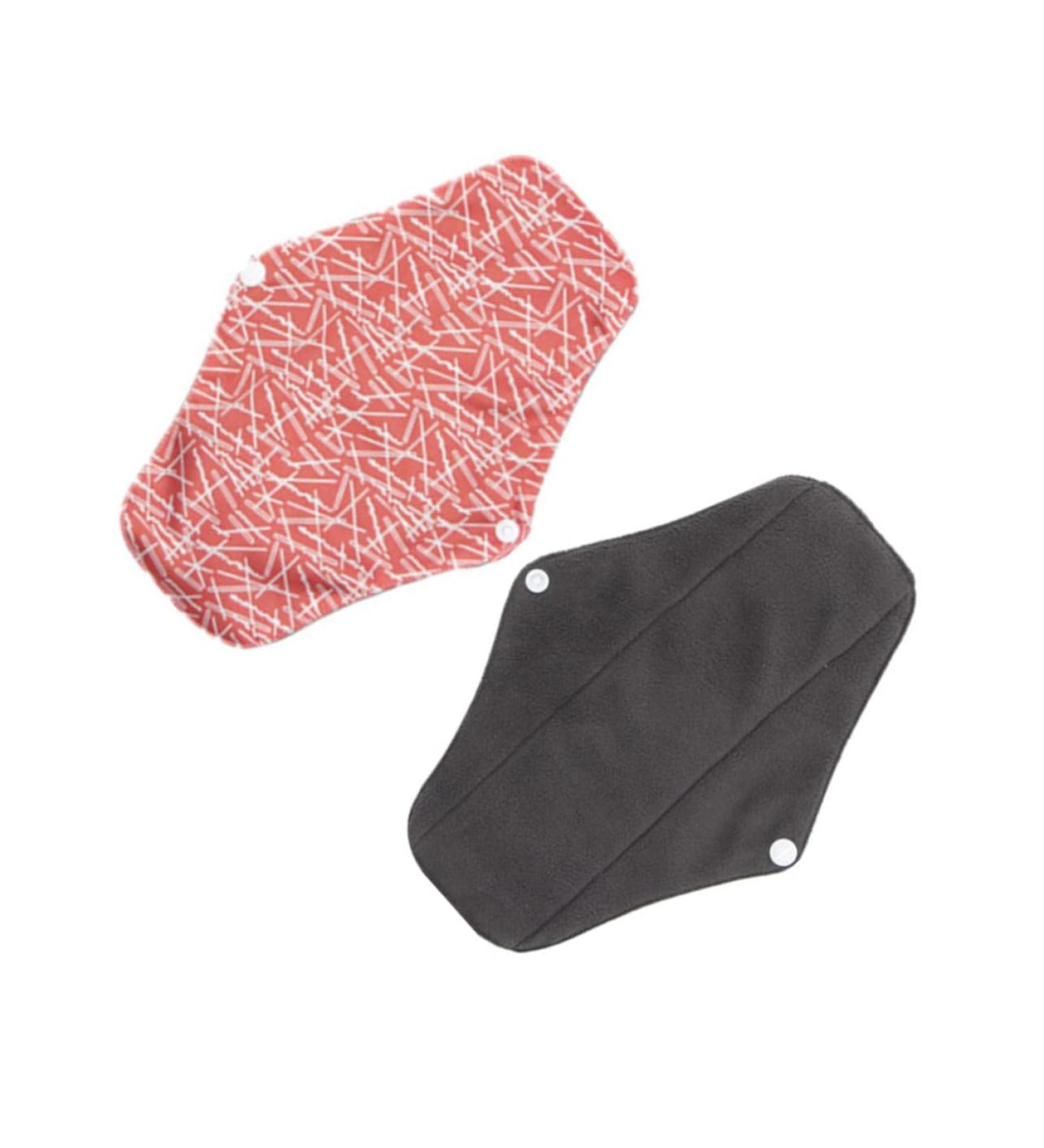 Reusable Bamboo Charcoal Cotton Mama Pads - Washable Cloth Menstrual Napkin - M12 Portable Towel - Eco-Friendly & Absorbent - 1 Count - Buy Online on SooperMarket.com