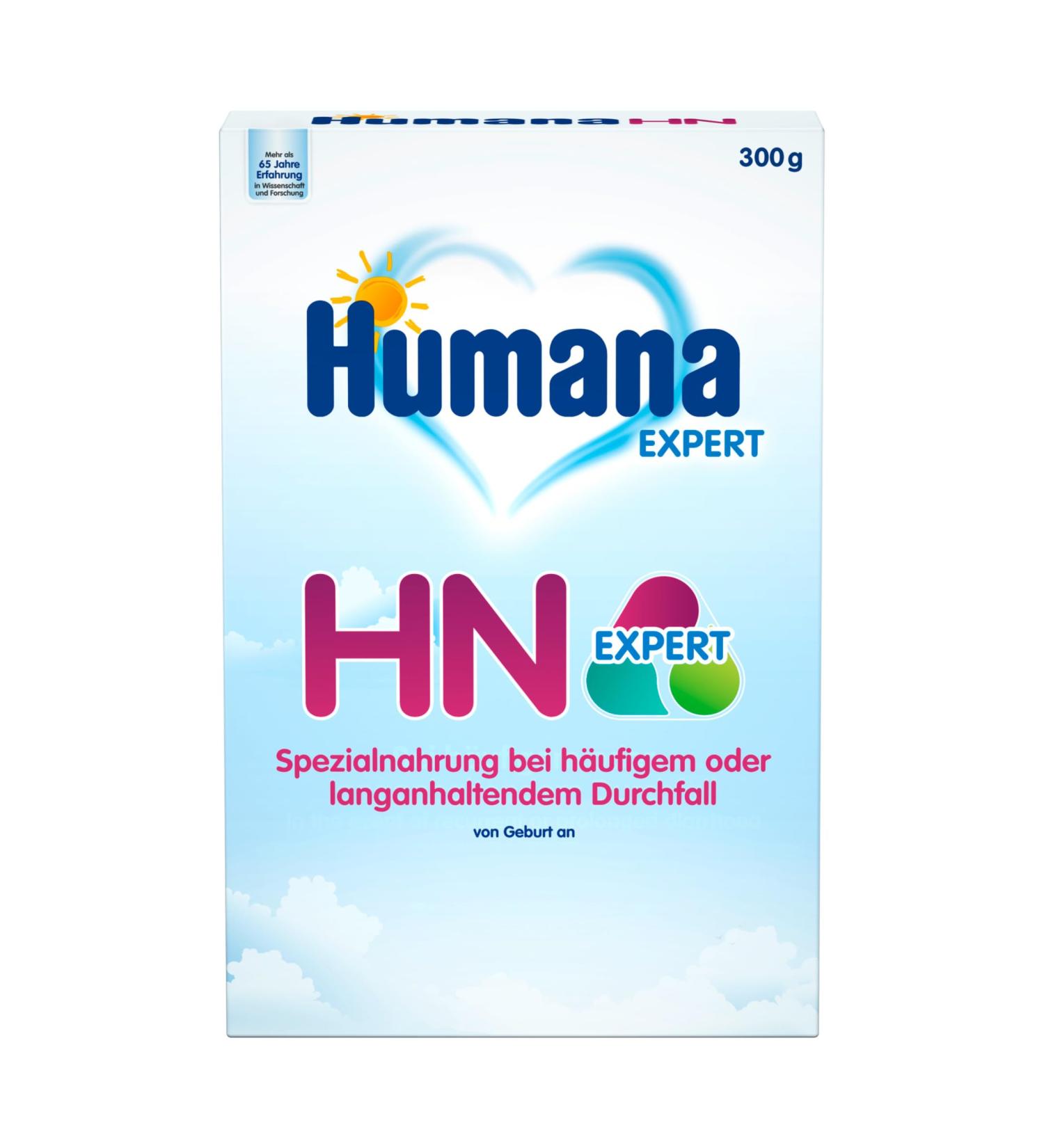 Humana HN Expert 300g | Special Dietary Food for Infants with Diarrhea | Supports Stool Normalization with Banana Flavor - Buy Online on SooperMarket.com