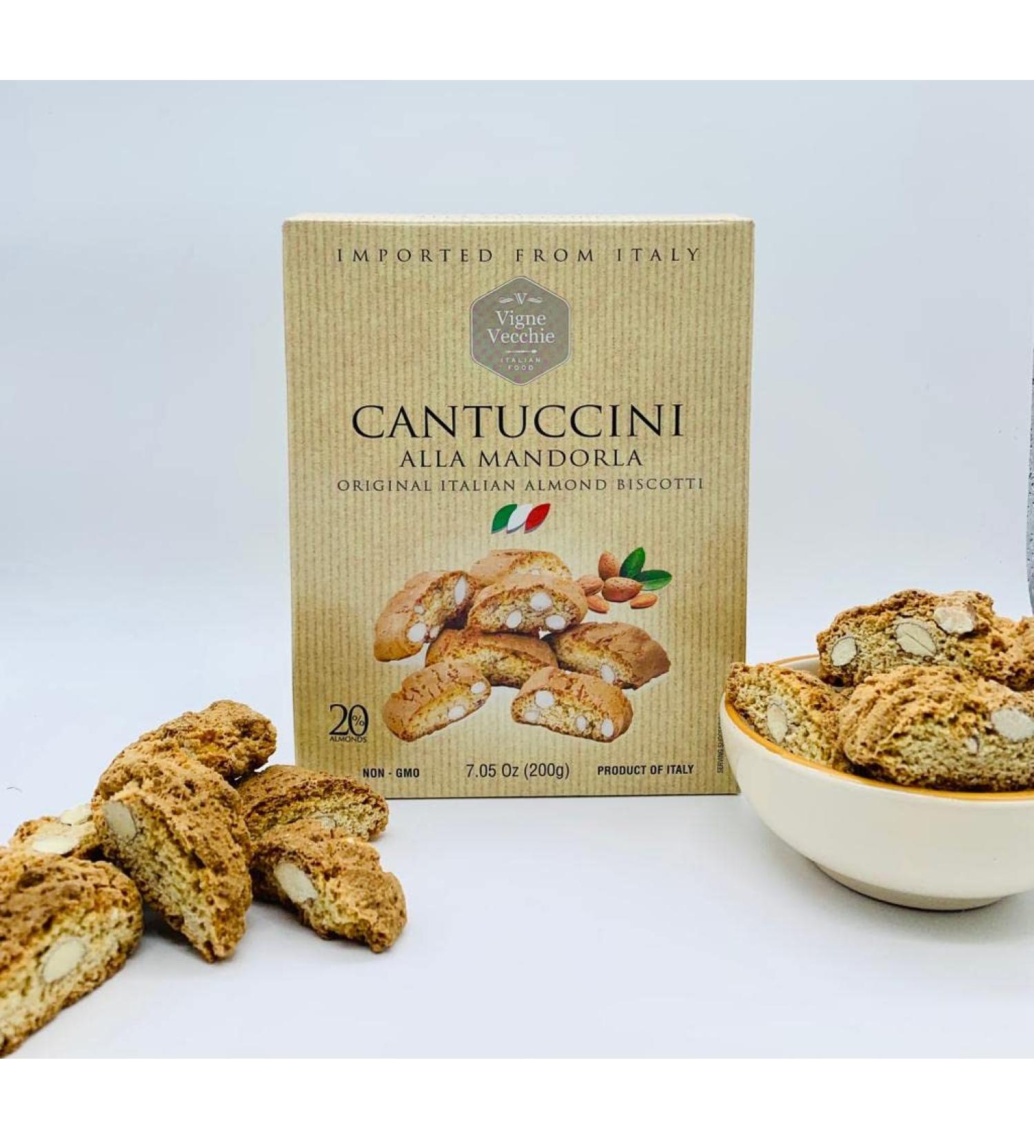 Cantuccini Almond Biscotti (7.05 oz), 3 Pack - Authentic Italian Biscotti from Italy - Buy Online on SooperMarket.com