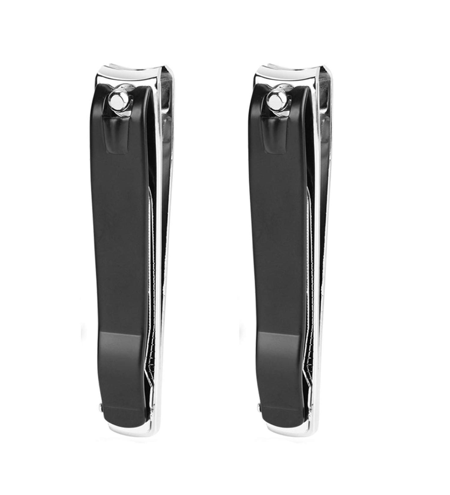 Iceyli Large Nail Clippers Set - Premium Stainless Steel Fingernail & Toenail Clippers - 2 Pcs - Buy Online on SooperMarket.com