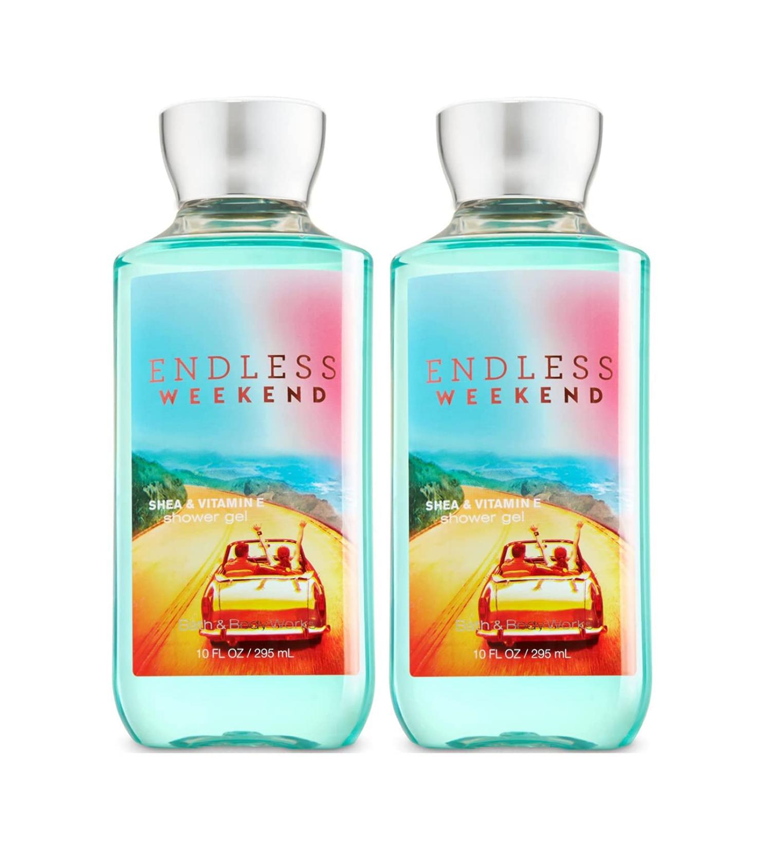 Bath & Body Works Endless Weekend Shower Gel Gift Sets 10 Oz 2 Pack (Endless Weekend) 20 ounces Endless Weekend 10 Fl Oz