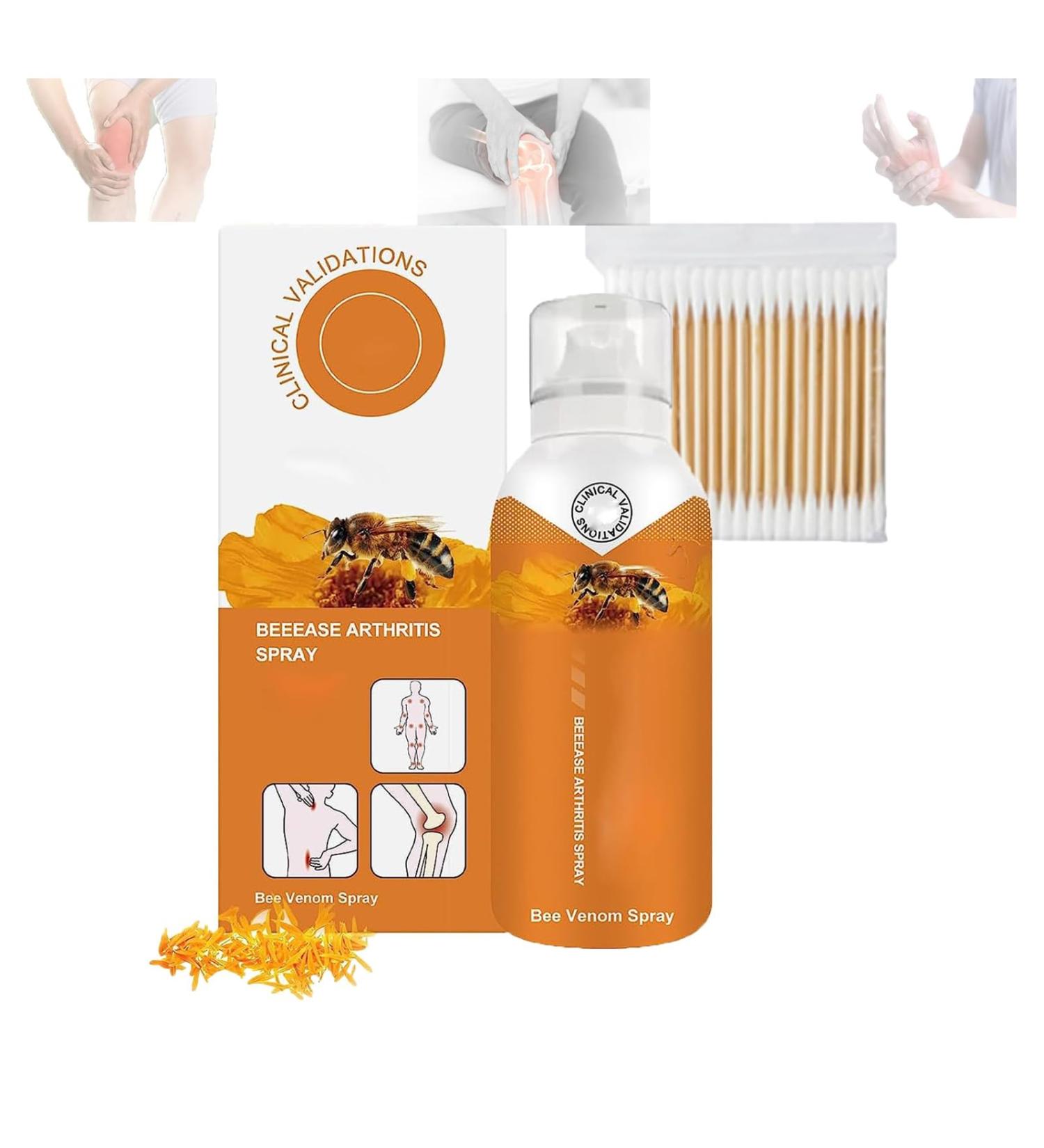 Body Therapy Bee Venom Joint & Bone Therapy Spray - Bee Venom Serum Spray Provides for Back Neck Hands Feet (1 Pcs) - Buy Online on SooperMarket.com