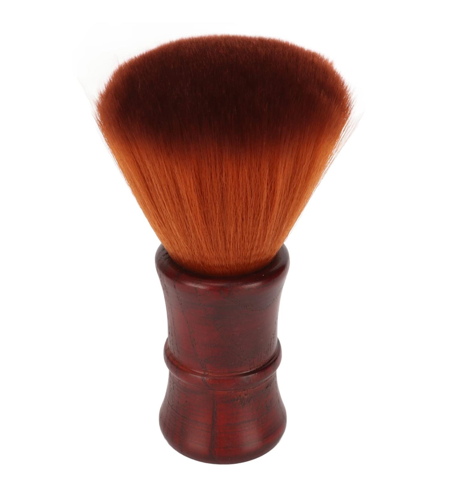 Men's Beard Brush & Foam - Nylon Brush with Wooden Handle for Beard Care & Hair Cleaning - Buy Online on SooperMarket.com