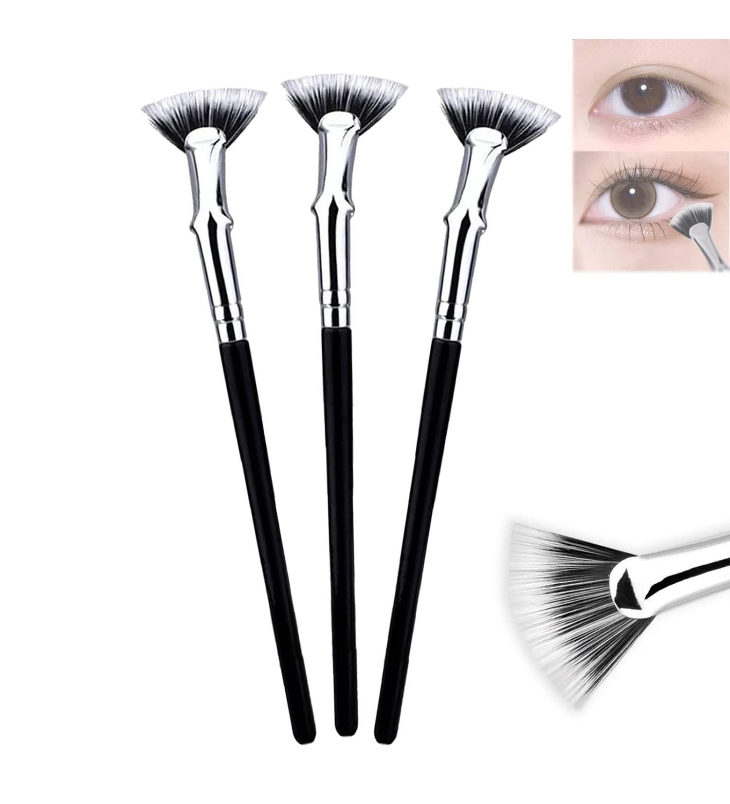 Anjoize Dolly Mascara Fan Brush Set - 120 Folded Fan-shaped Brushes for Precise Lash Separation and Lengthening - Buy Online on SooperMarket.com