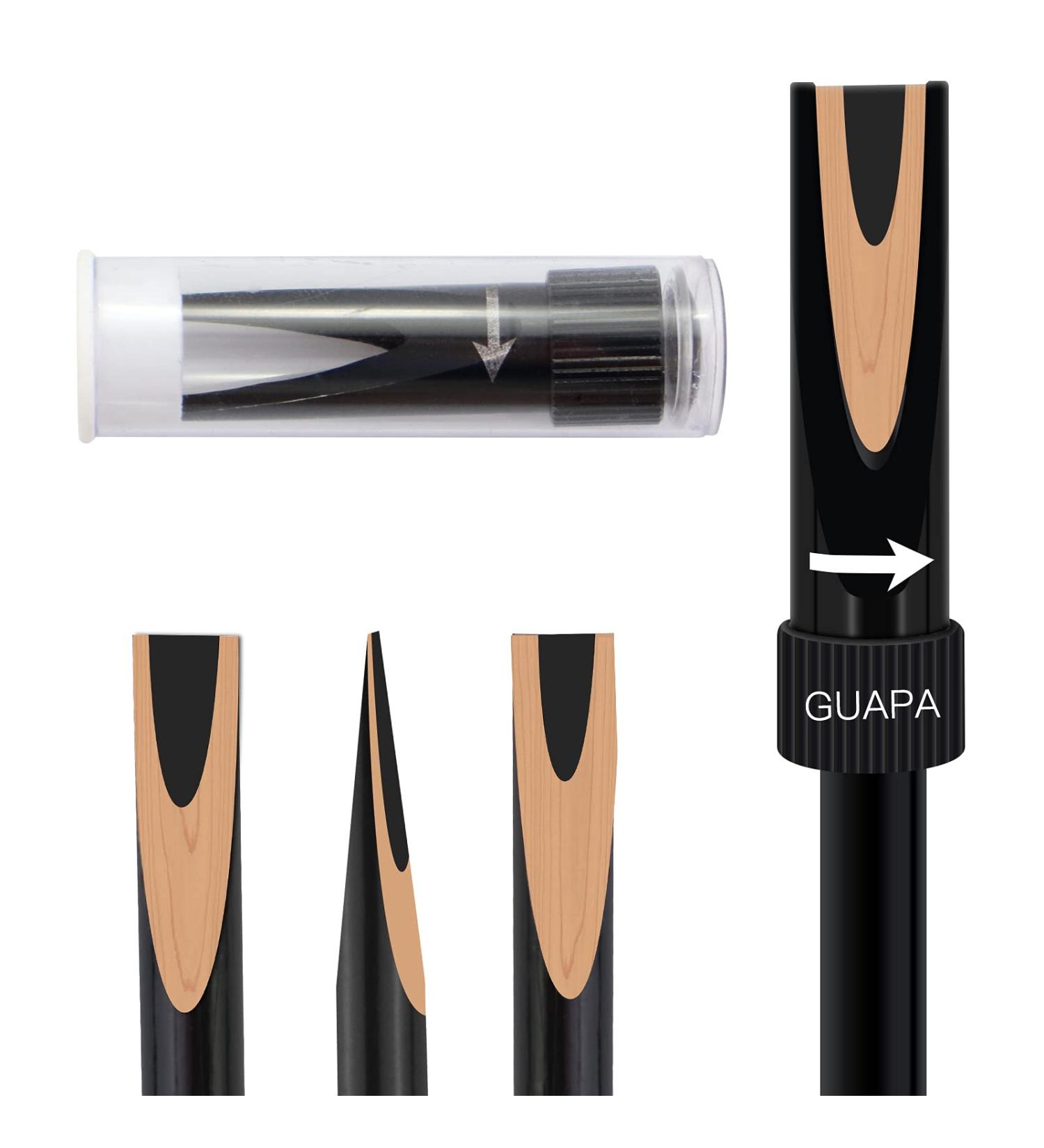 Guapa Metal Eyebrow Pencil Sharpener - Professional Makeup Tool for Waterproof Pencils - Buy Online on SooperMarket.com