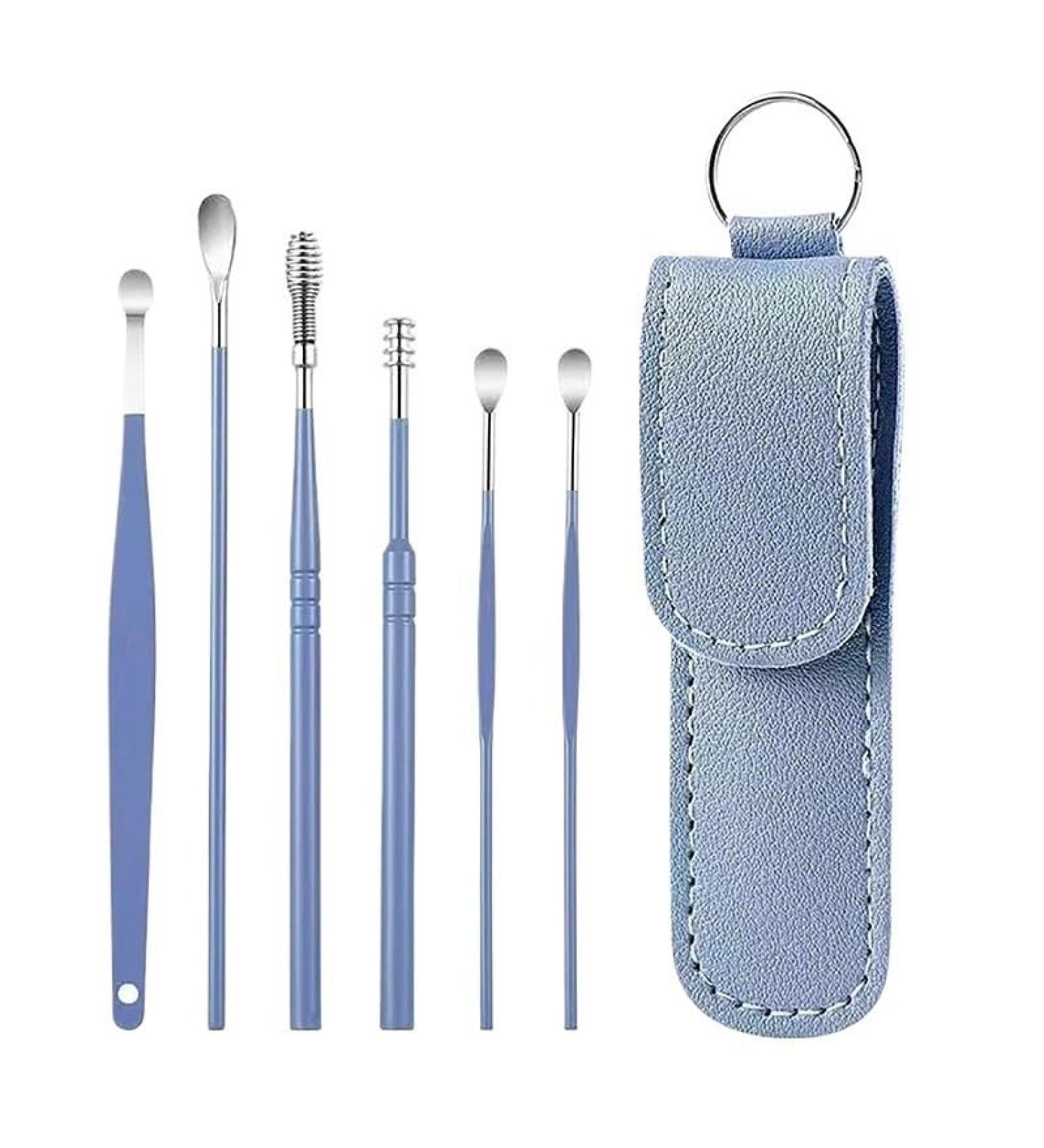 Portable Ear Cleaner Stainless Steel Ear Spoon Set Stainless Steel Ear Wax Remover Reusable Stainless Steel Ear Wax Remover Set Ear Wax Easily Removed Ideal for Personal and Home Use(C) - Buy Online on SooperMarket.com