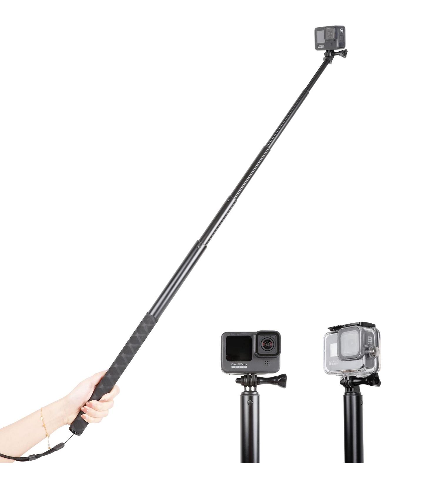 79-inch Selfie Stick for GoPro, DJI, AKASO, Insta360 - Extendable Monopod for Action Cameras - Buy Online on SooperMarket.com